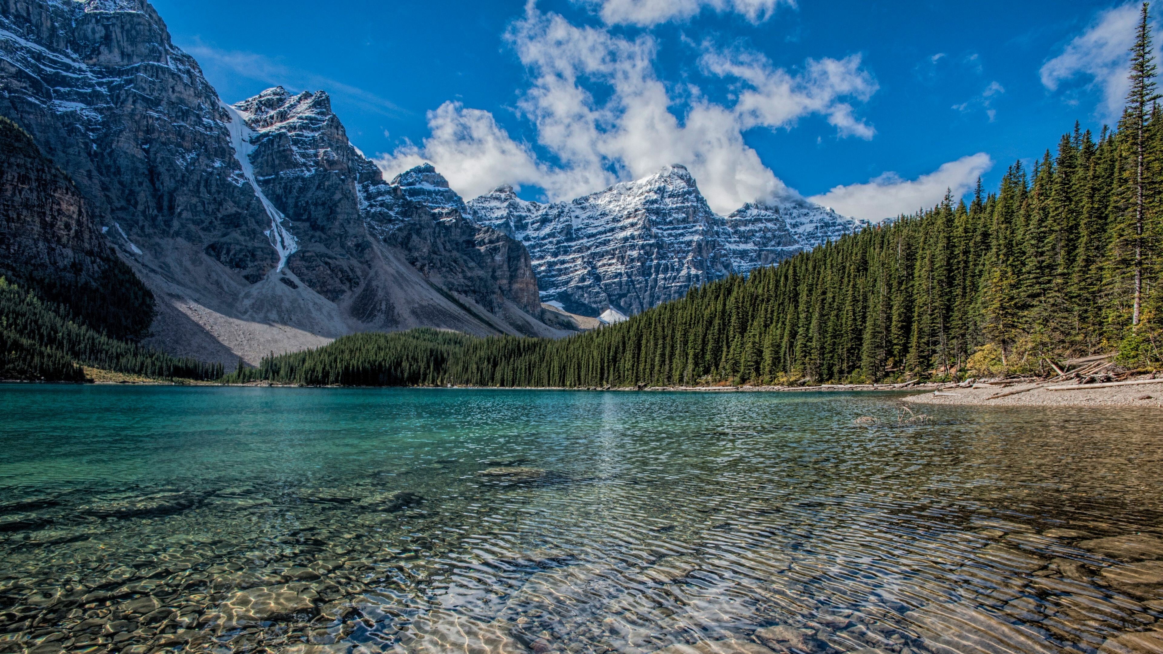 Louise, Lakes Wallpaper, 3840x2160 4K Desktop