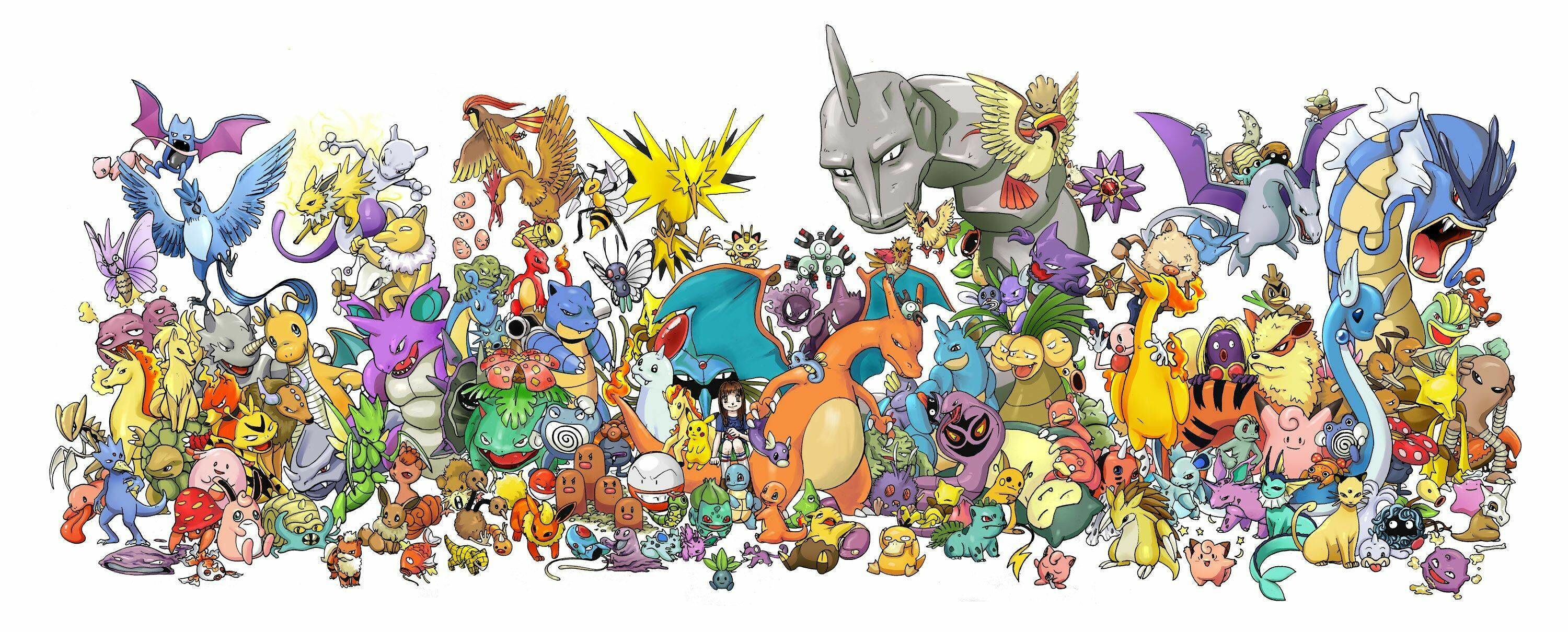 Pokemon, Pokemon wallpapers anime, HQ pictures, 4K wallpapers 2019, 3000x1210 Dual Screen Desktop