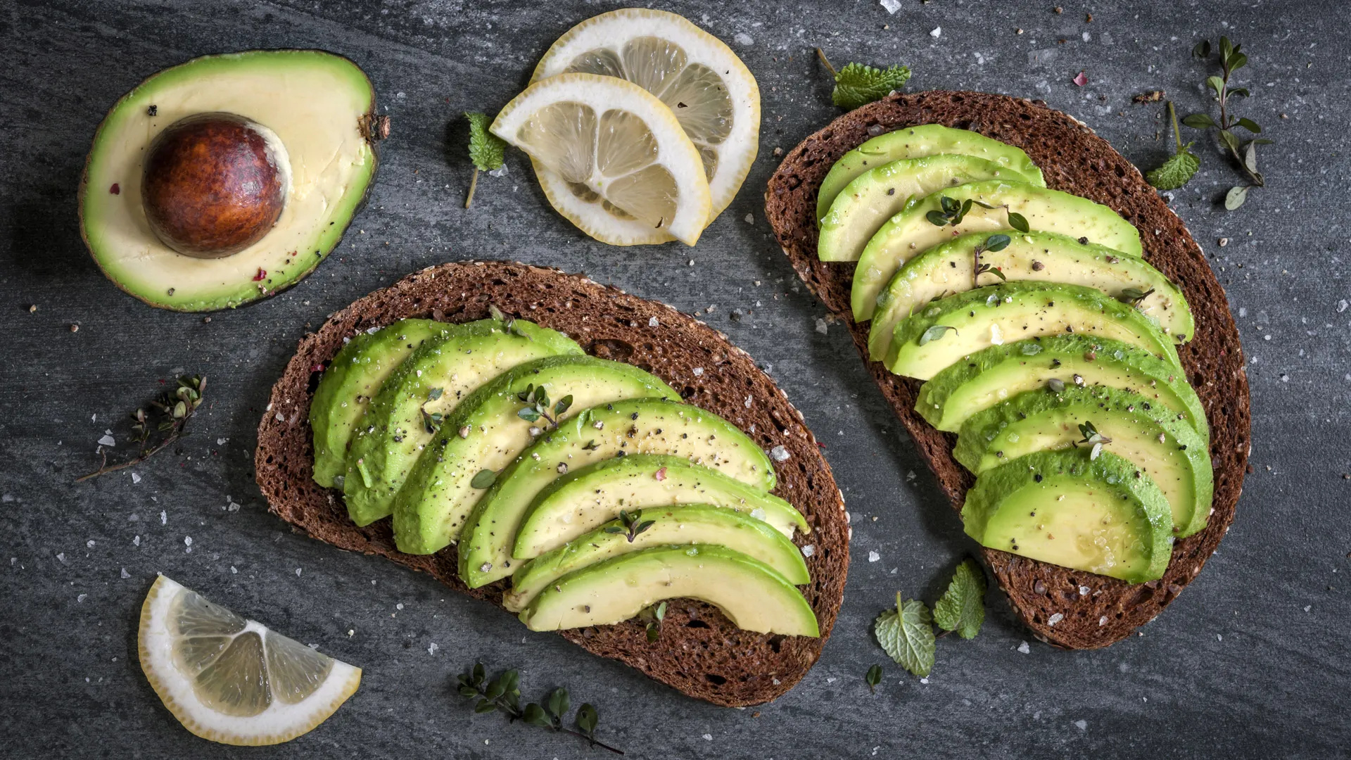 Sliced, Avocado Wallpaper, 1920x1080 Full HD Desktop