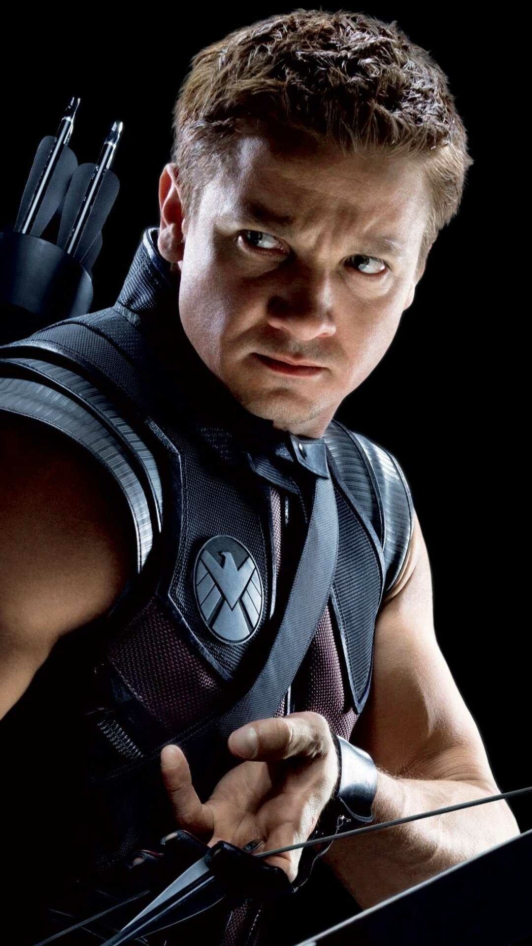Hawkeye, Marvel Comics hero, Skilled archer, Determined Avenger, 1080x1920 Full HD Phone