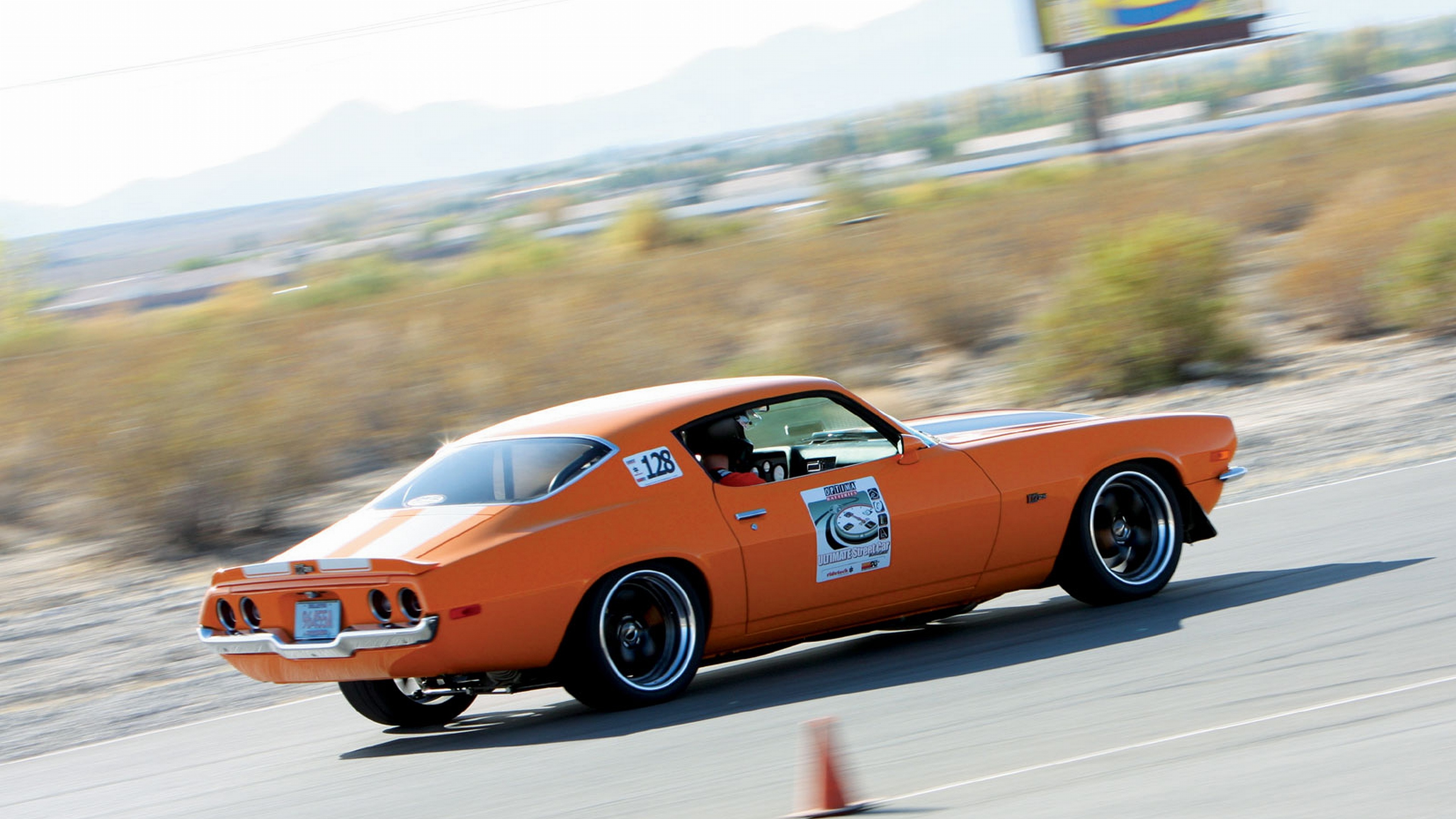 1970 Chevrolet Camaro, Autocross Wallpaper, 3840x2160 4K Desktop