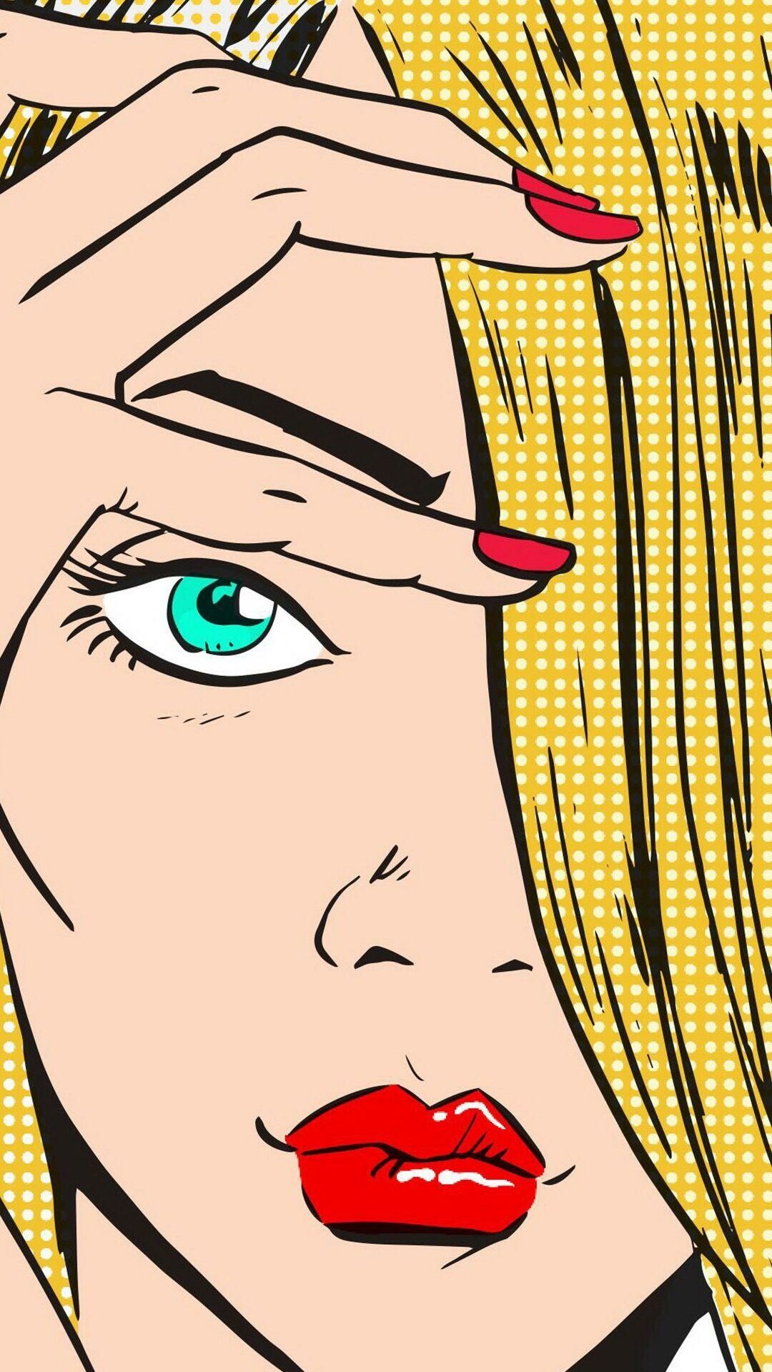 Pop Art, Roy Lichtenstein wallpapers, 1080x1920 Full HD Phone