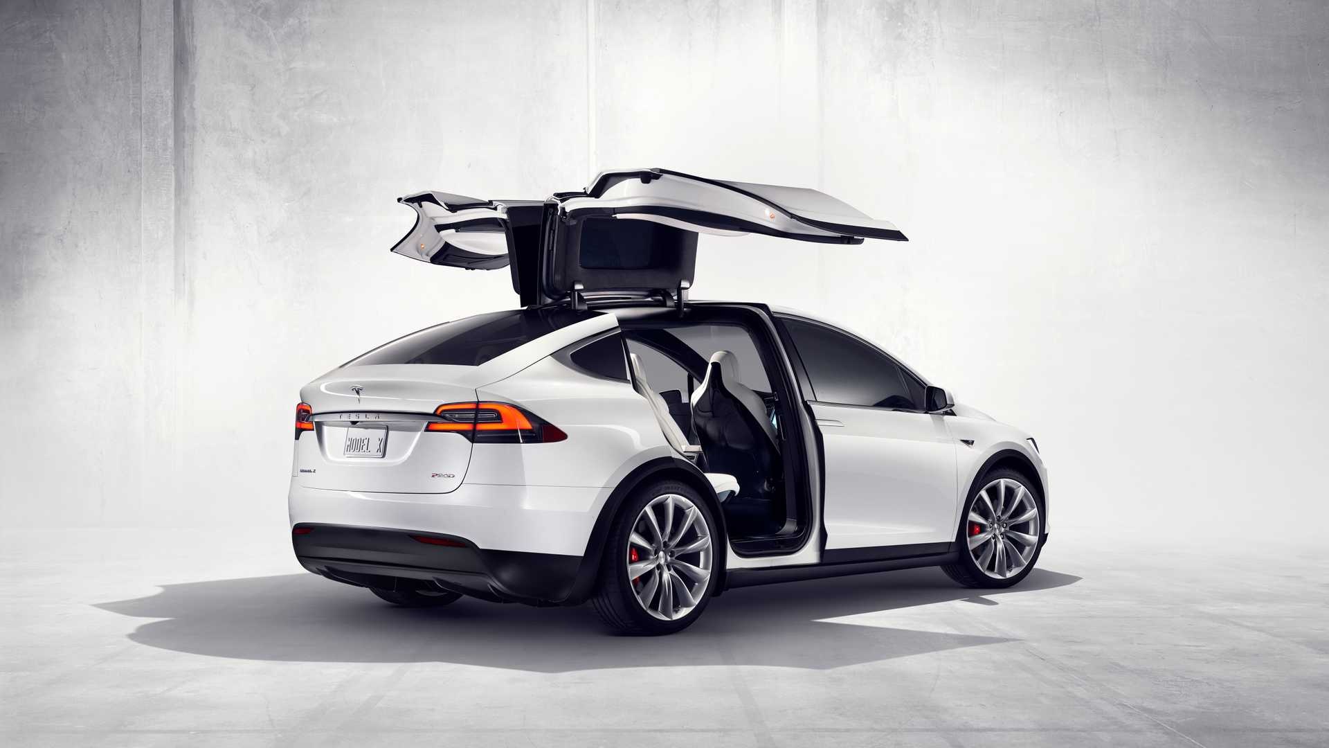 Back View, Tesla Model X Wallpaper, 1920x1080 Full HD Desktop