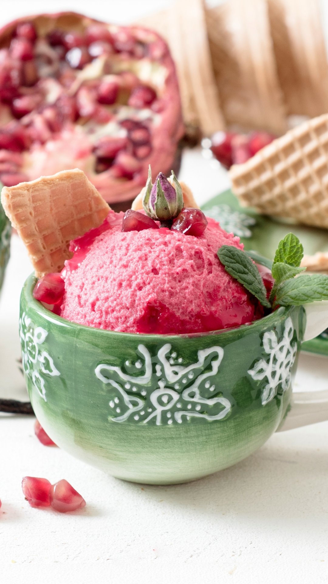 Food ice cream, Delicious and indulgent, Tempting dessert, Cool and creamy, 1080x1920 Full HD Phone