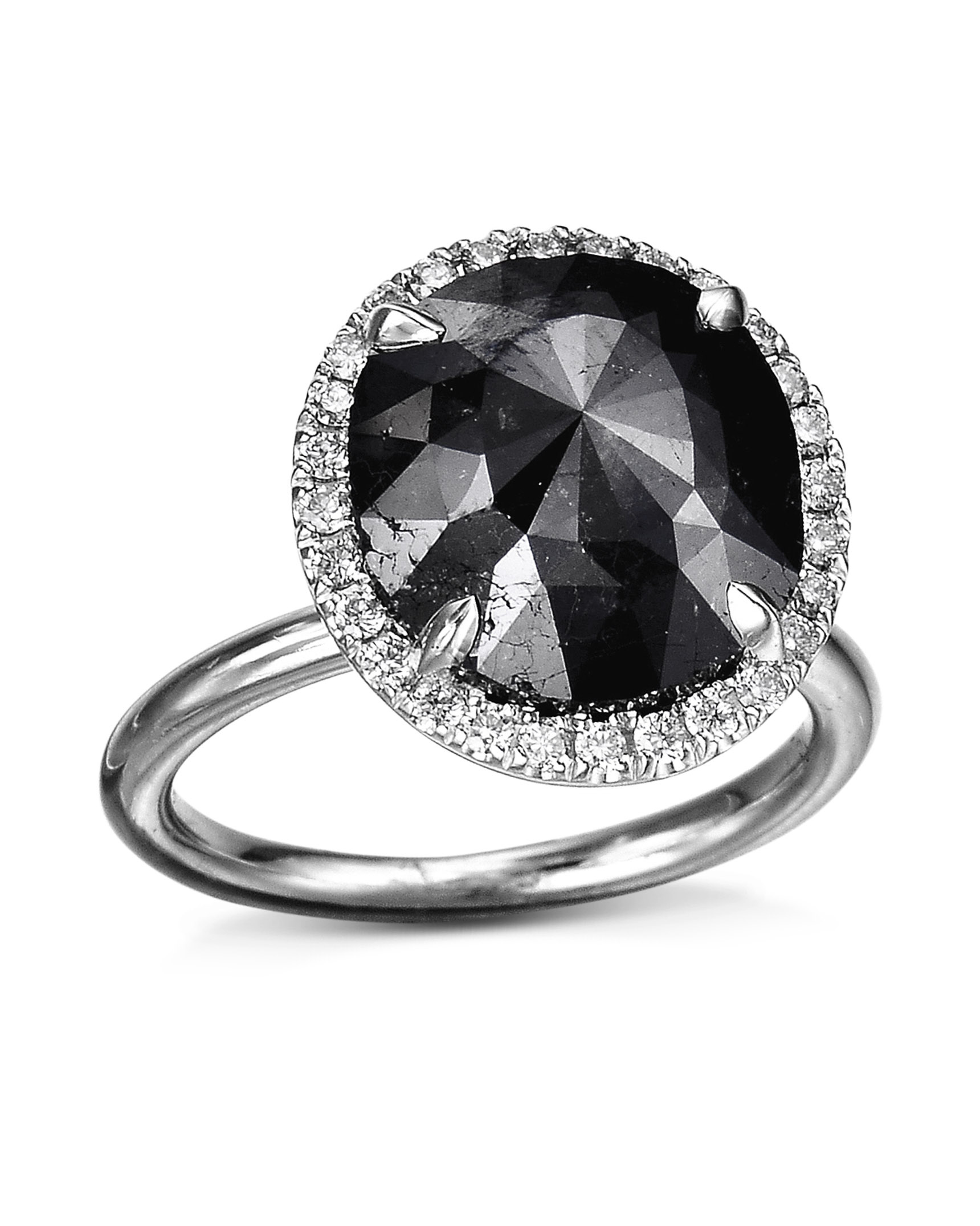 Rose cut oval, Black Diamond Wallpaper, 1720x2150 HD Phone