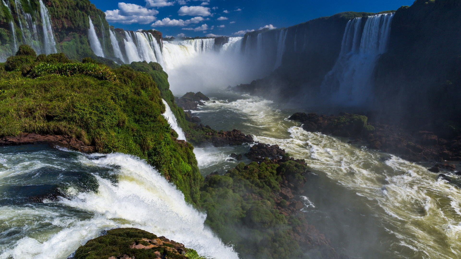Iguazu River, Iguazu Falls Wallpaper, 1920x1080 Full HD Desktop