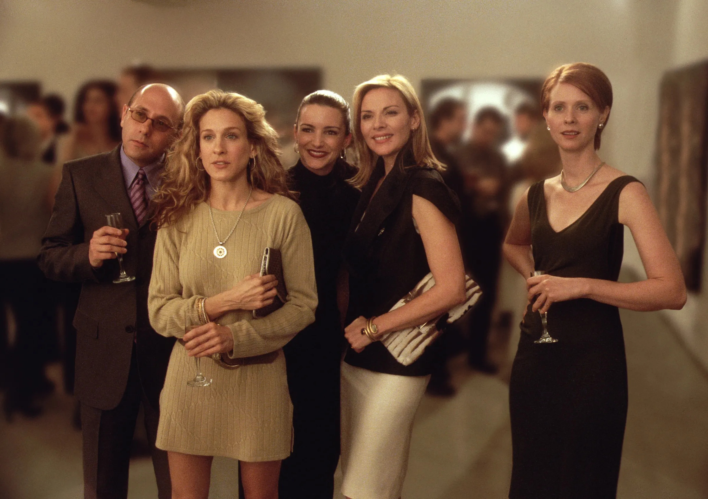 Kim Cattrall, Willie Garson, Twitter criticism, 2400x1700 HD Desktop
