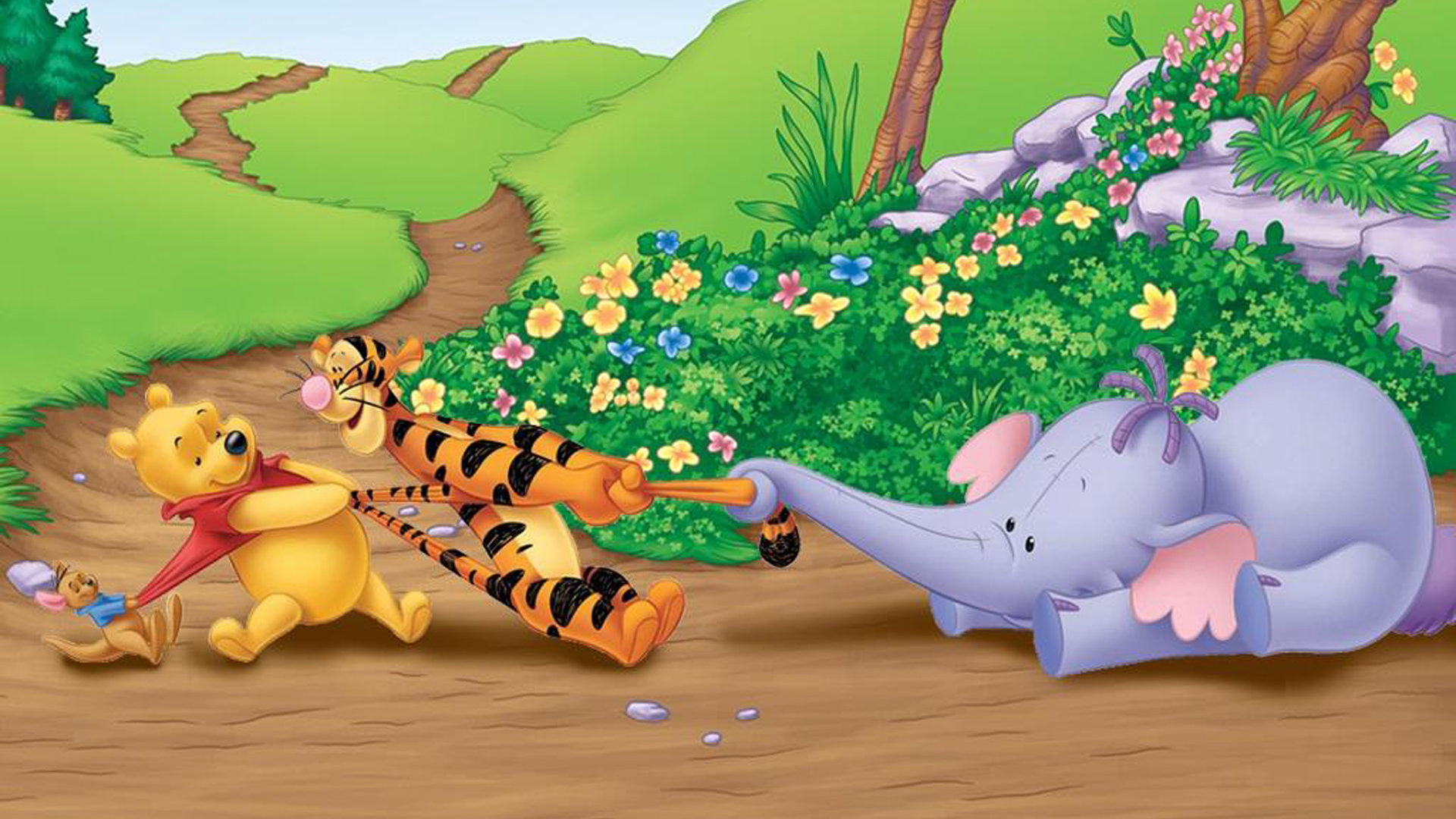 Baby Roo, Winnie-the-Pooh animation, Roo Pooh Krisetya Pet, Roo Disney wiki, 1920x1080 Full HD Desktop