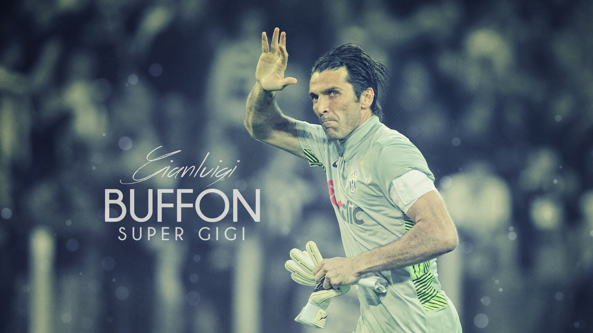 Buffon wallpapers, Football art, Legendary goalkeeper, Fan's tribute, 1920x1080 Full HD Desktop