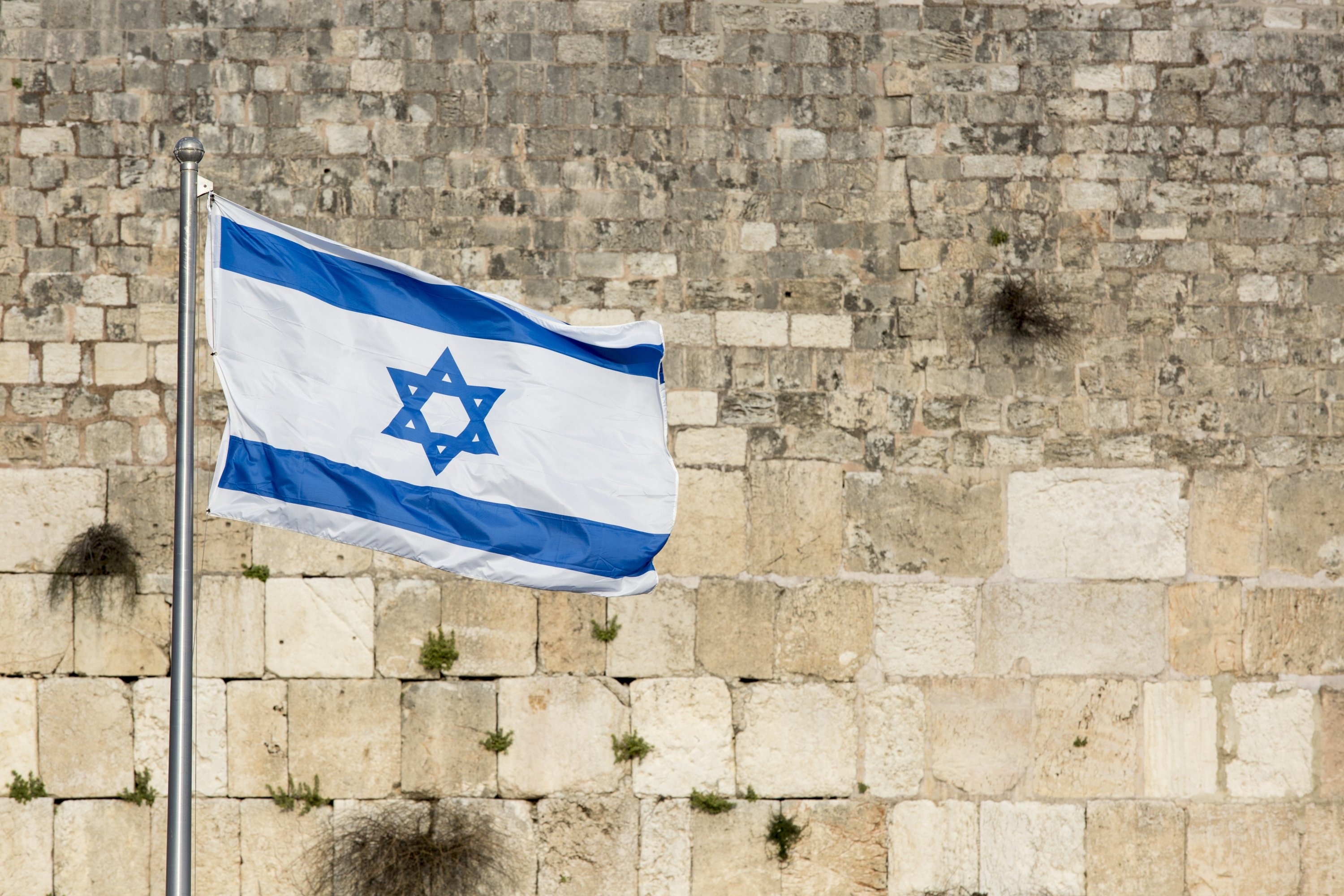 Israel flag, The Western Wall (Jerusalem) Wallpaper, 3000x2000 HD Desktop