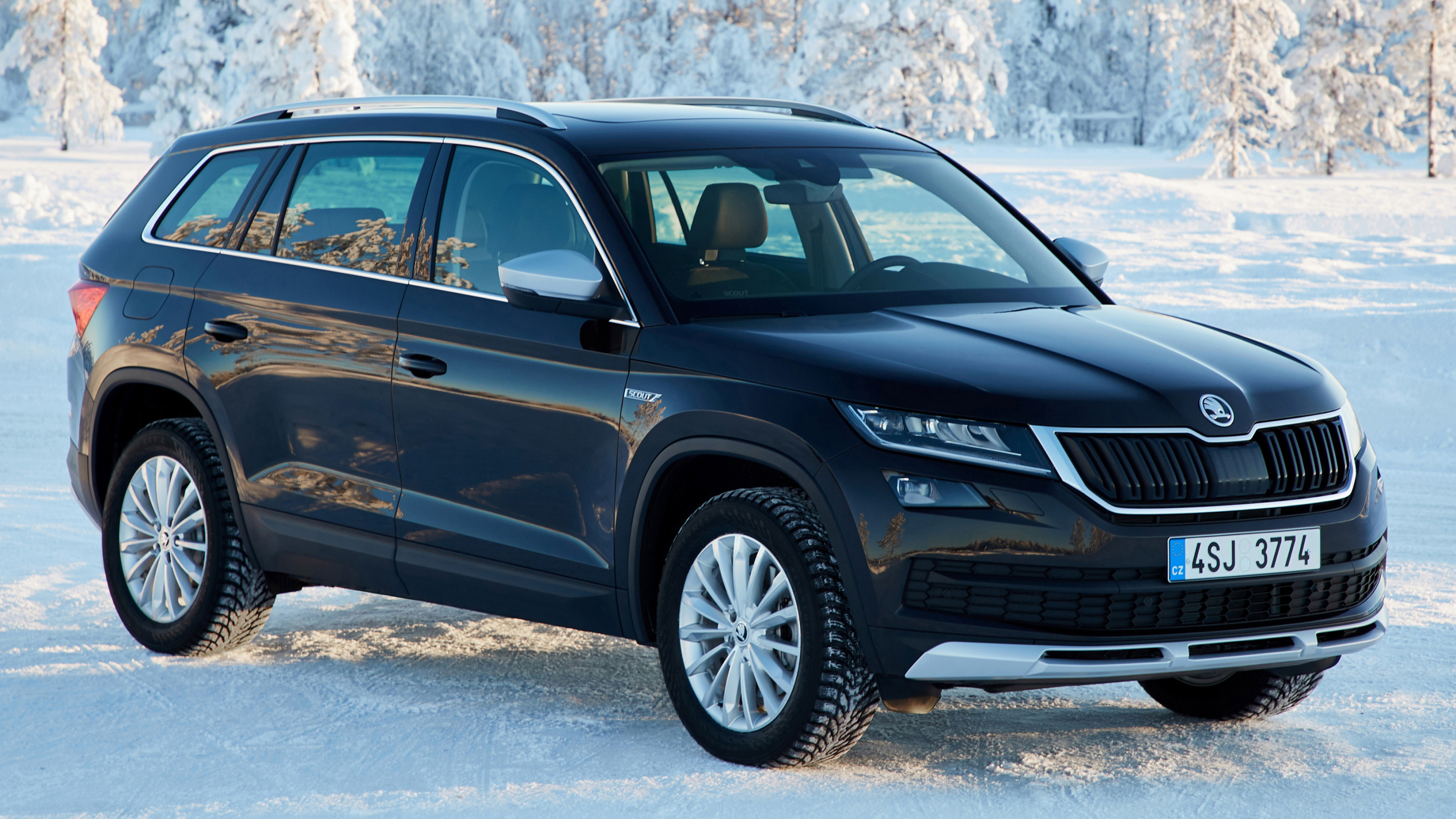 Skoda Kodiaq Scout 2018, Cars desktop wallpapers, 3840x2160 4K Desktop