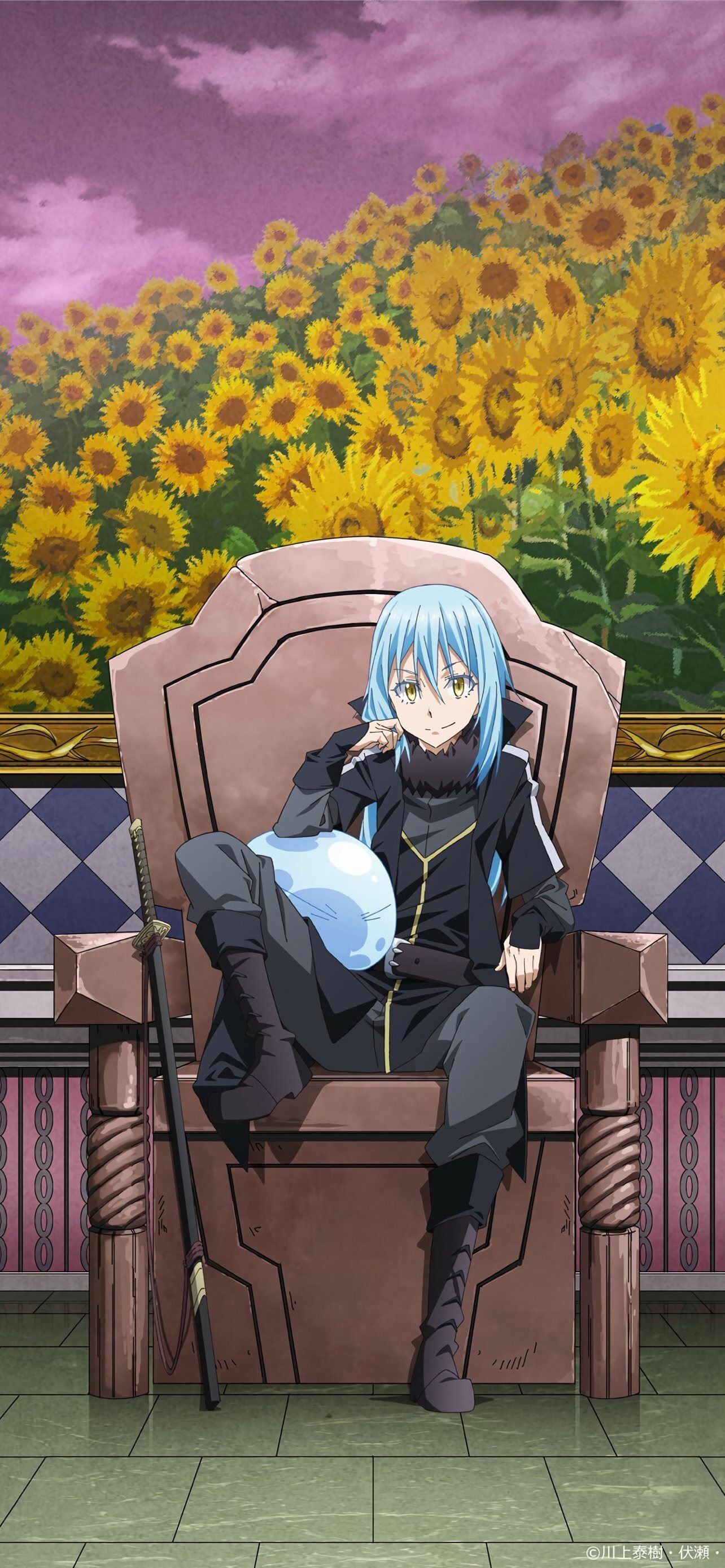 Rimuru Tempest art, Slime character, iPhone wallpapers, Anime download, 1290x2780 HD Phone
