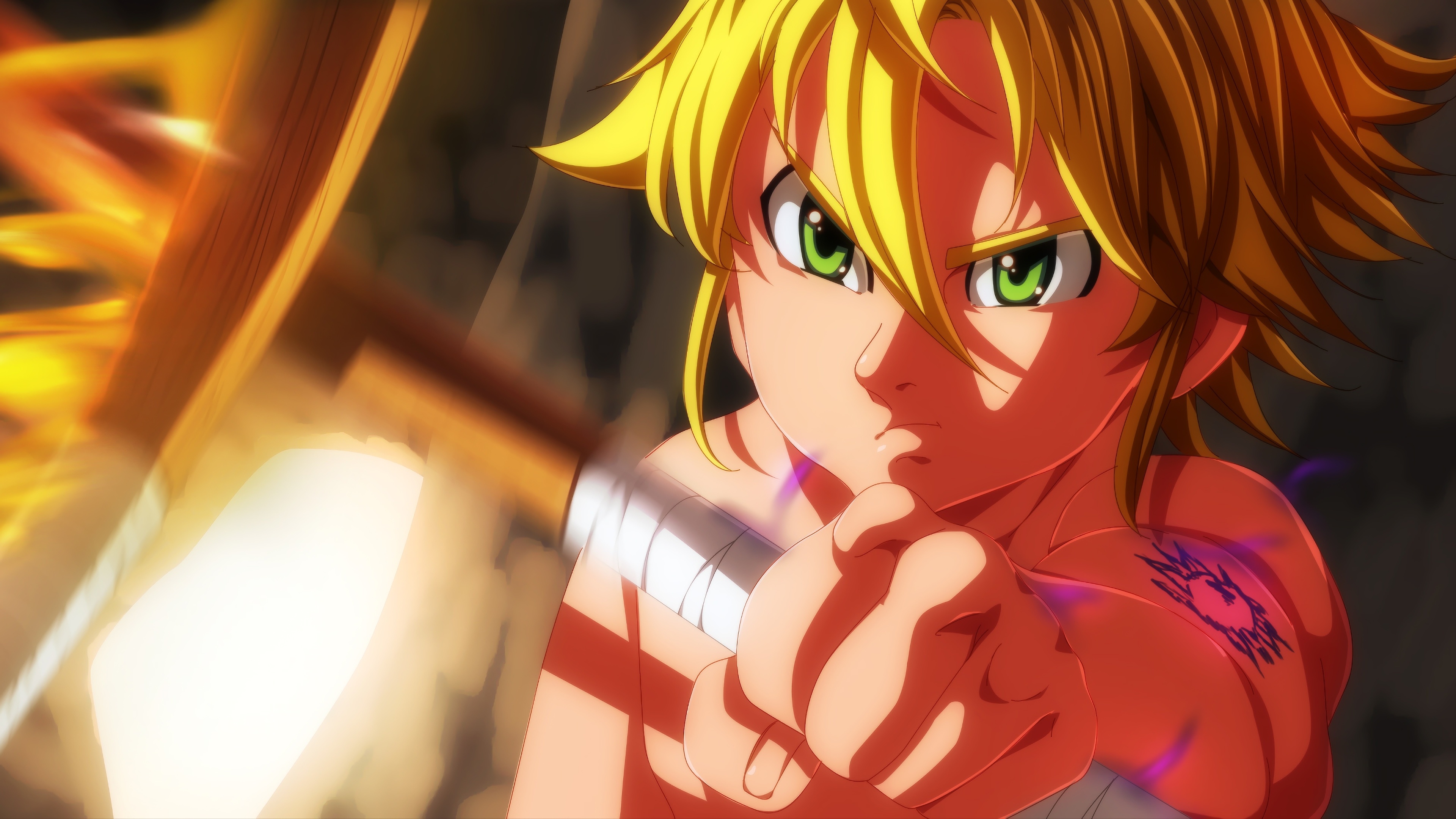 Meliodas, Seven Deadly Sins, Ultra wallpaper, 3840x2160 4K Desktop