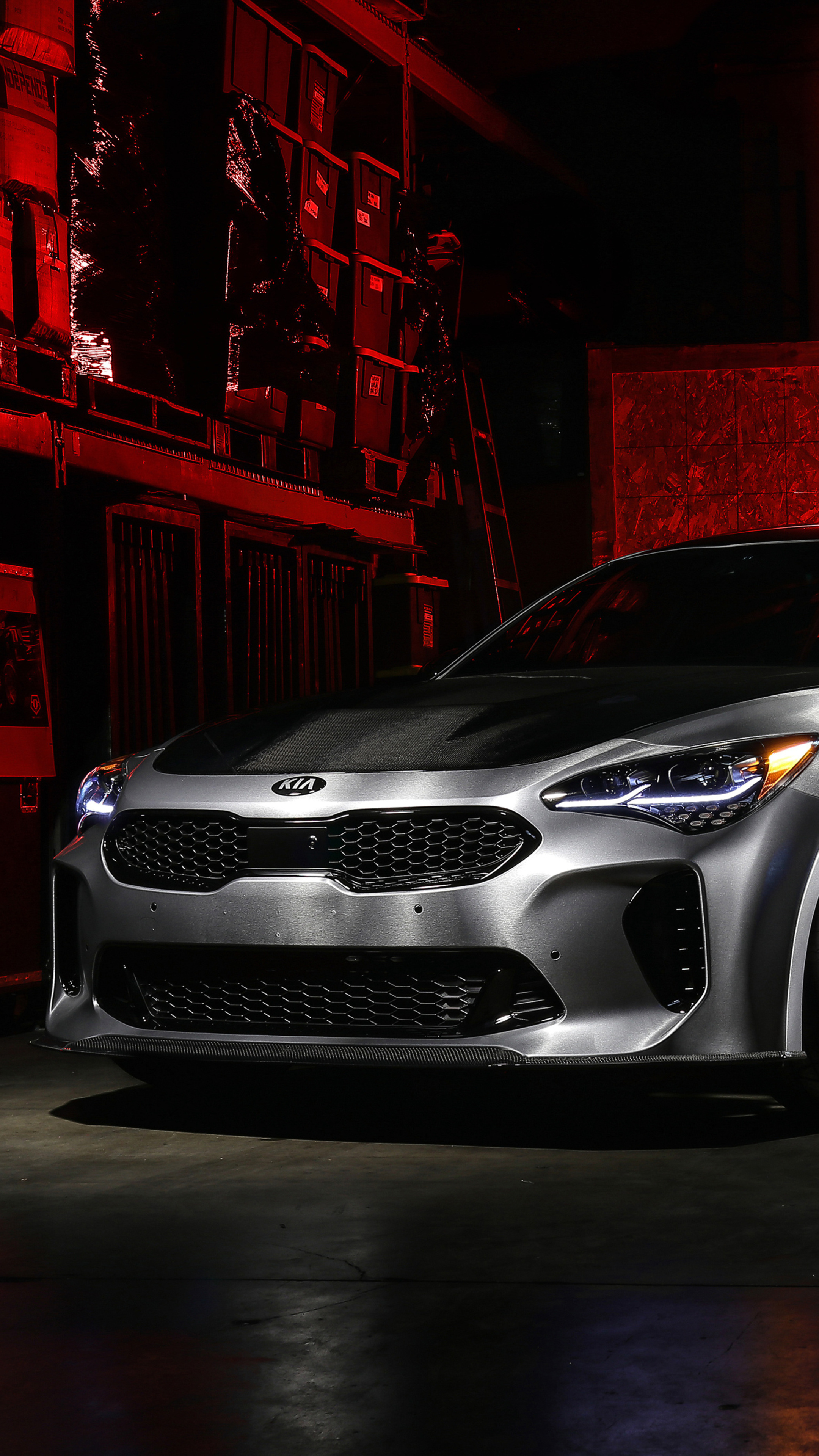Kia Stinger, GT model, Stylish design, High-resolution, 2160x3840 4K Phone