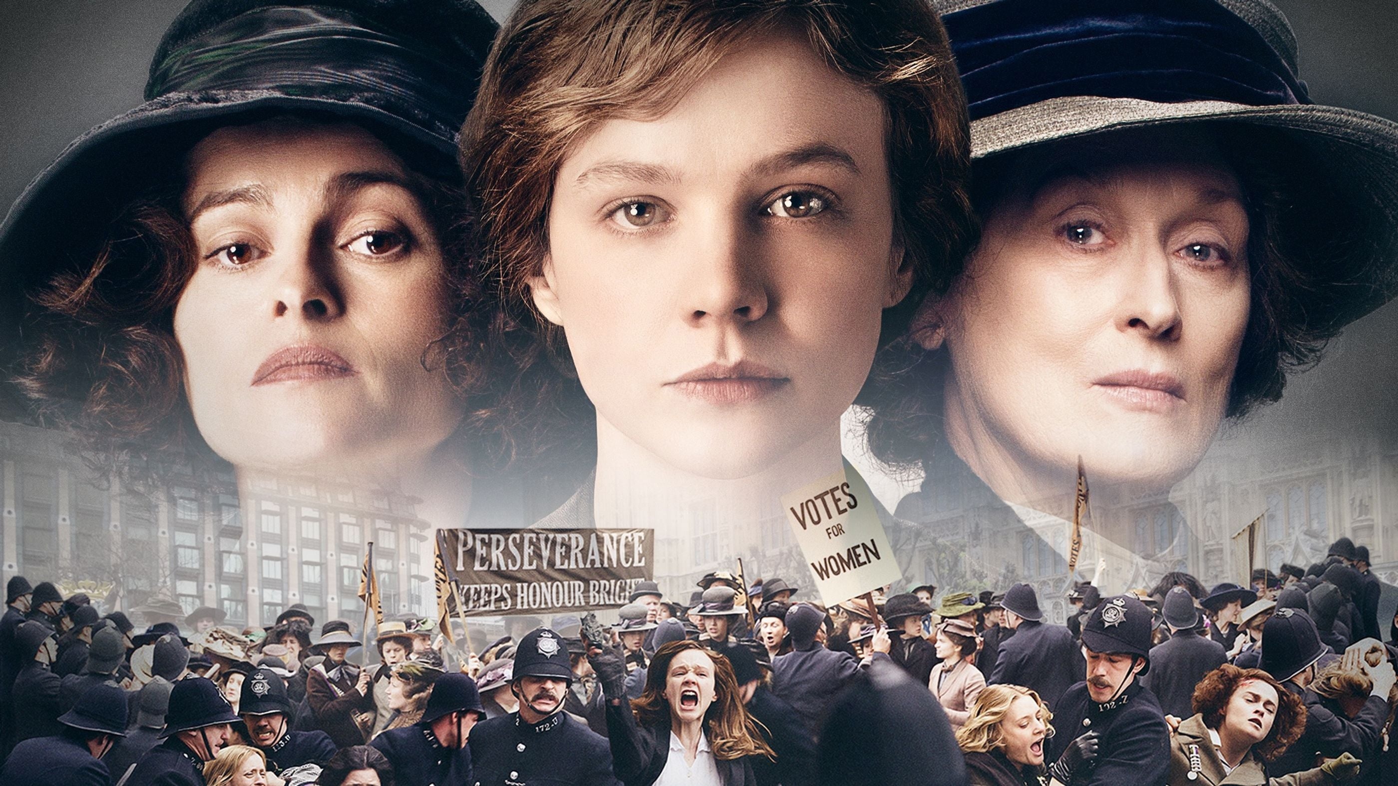 Suffragette movie, Incluvie database, Women's rights representation, Feminist film, 2800x1580 HD Desktop