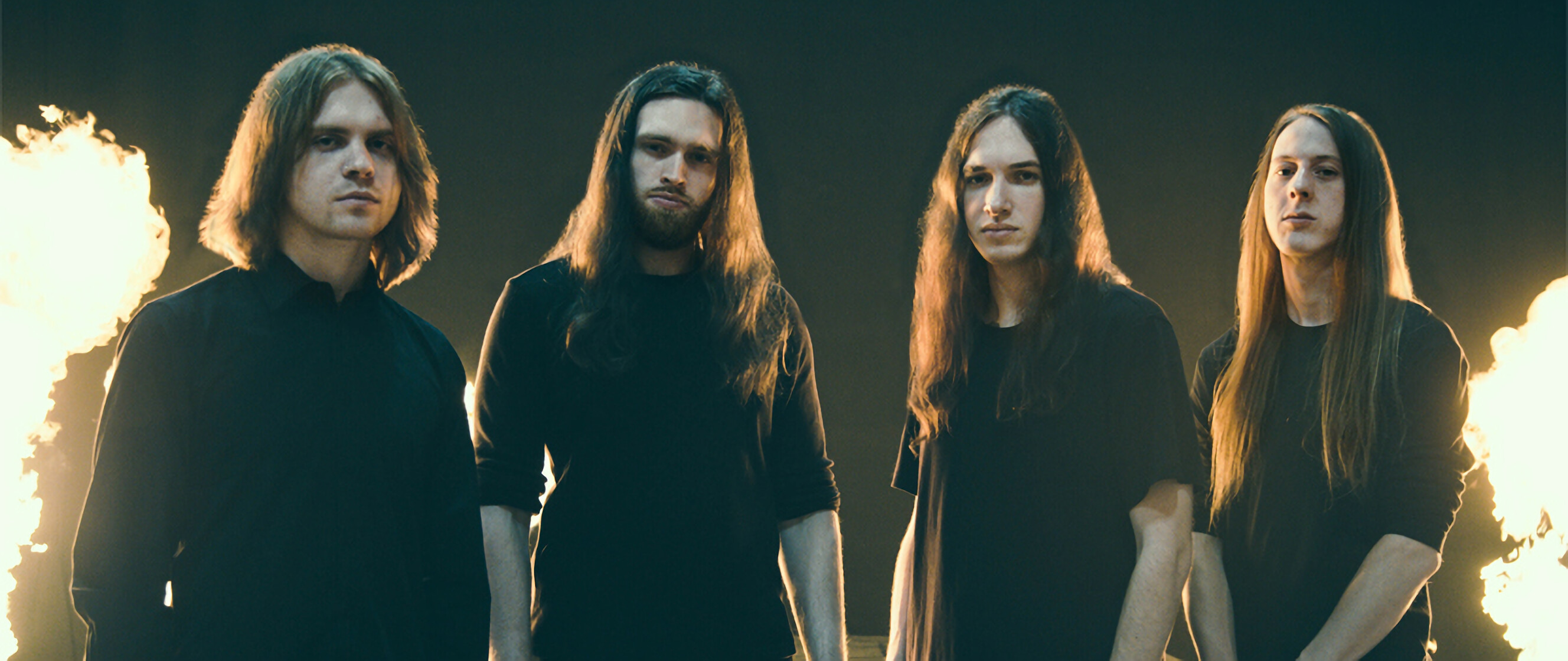 Searing guitar work, Aggressive lyrics, Unrelenting heaviness, Slamming rhythms, 2660x1120 Dual Screen Desktop