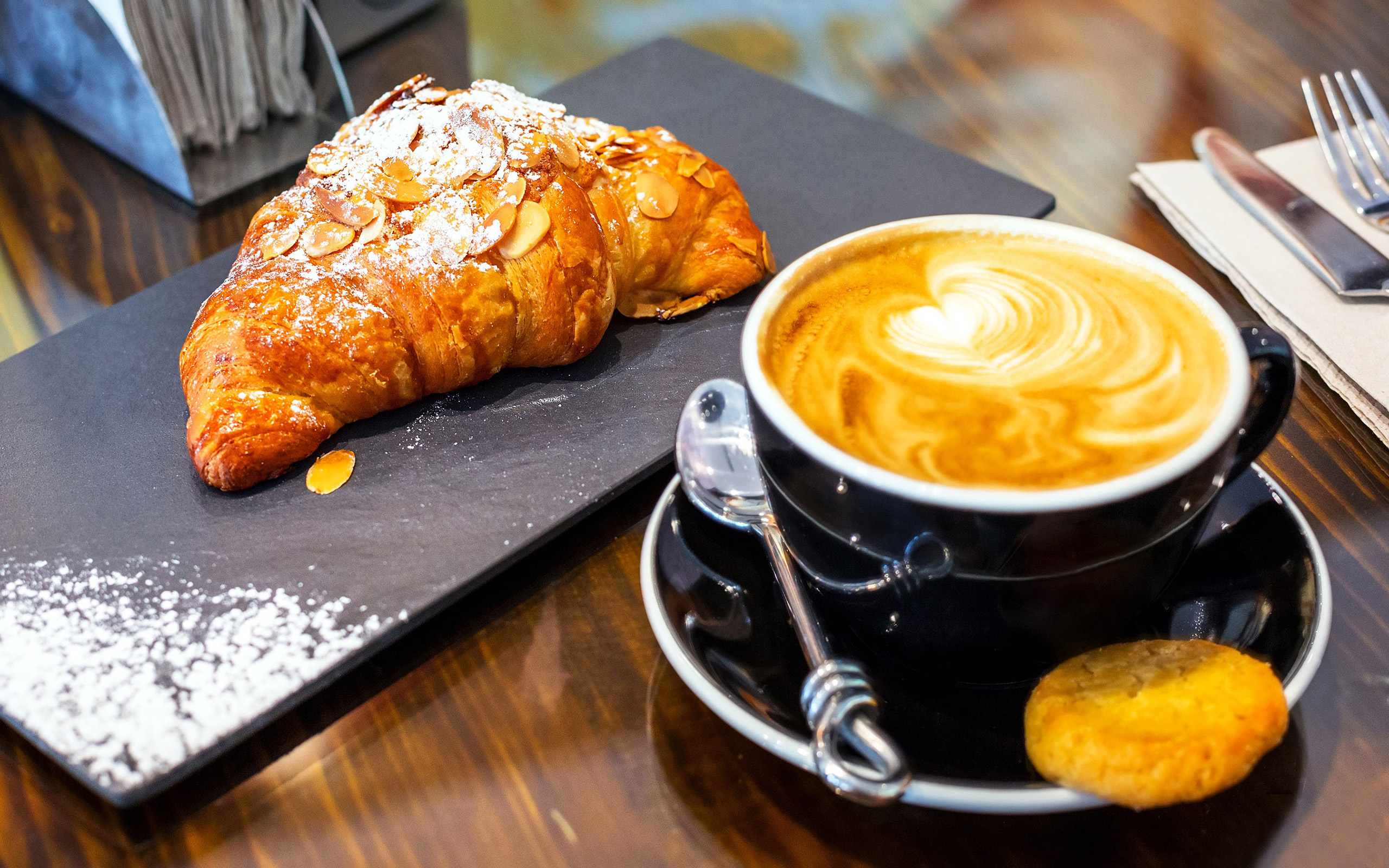 Almond, Croissants Wallpaper, 2560x1600 HD Desktop