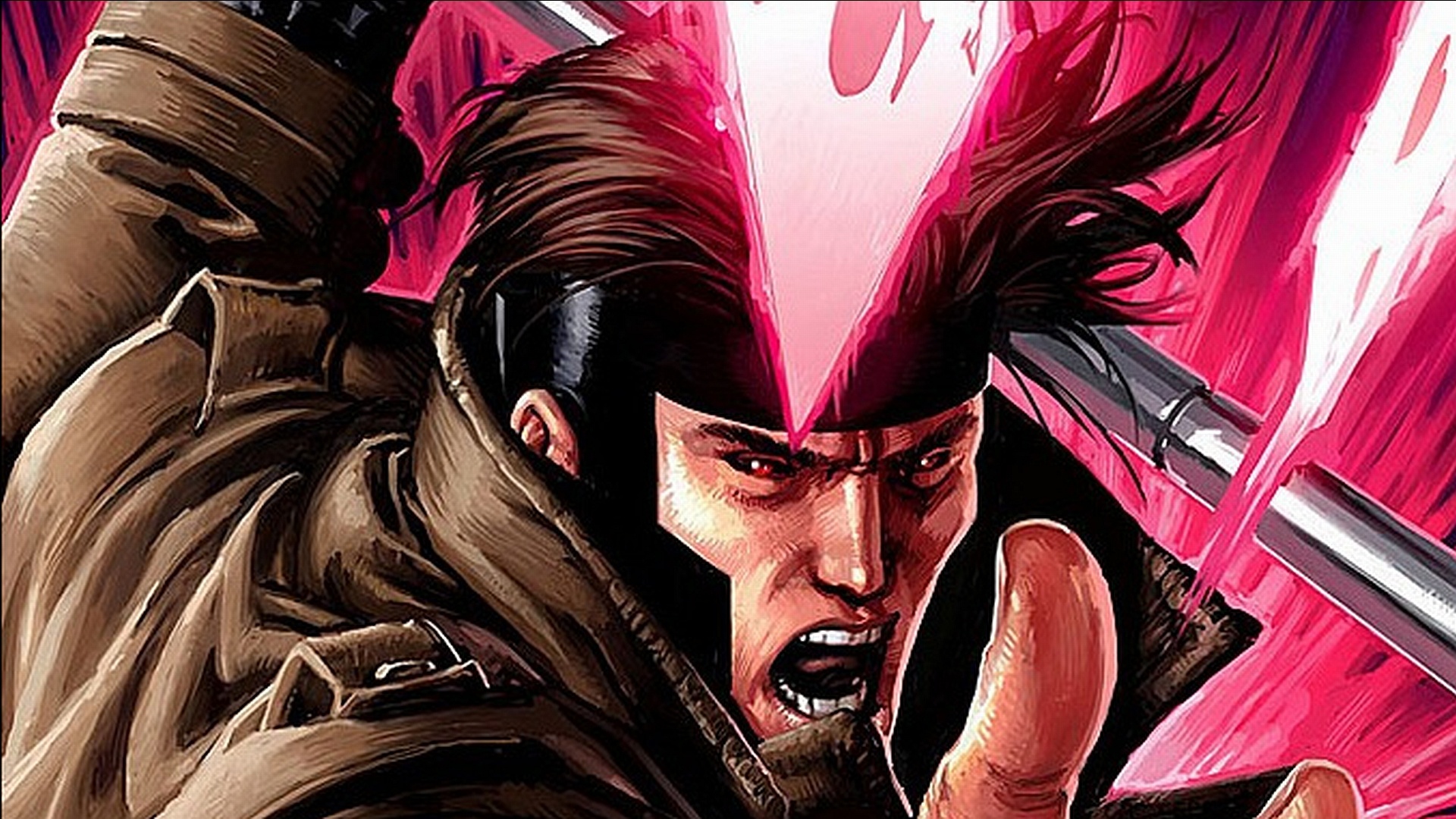 Gambit, Marvel Comics, Rogue's partner, Master thief, 1920x1080 Full HD Desktop