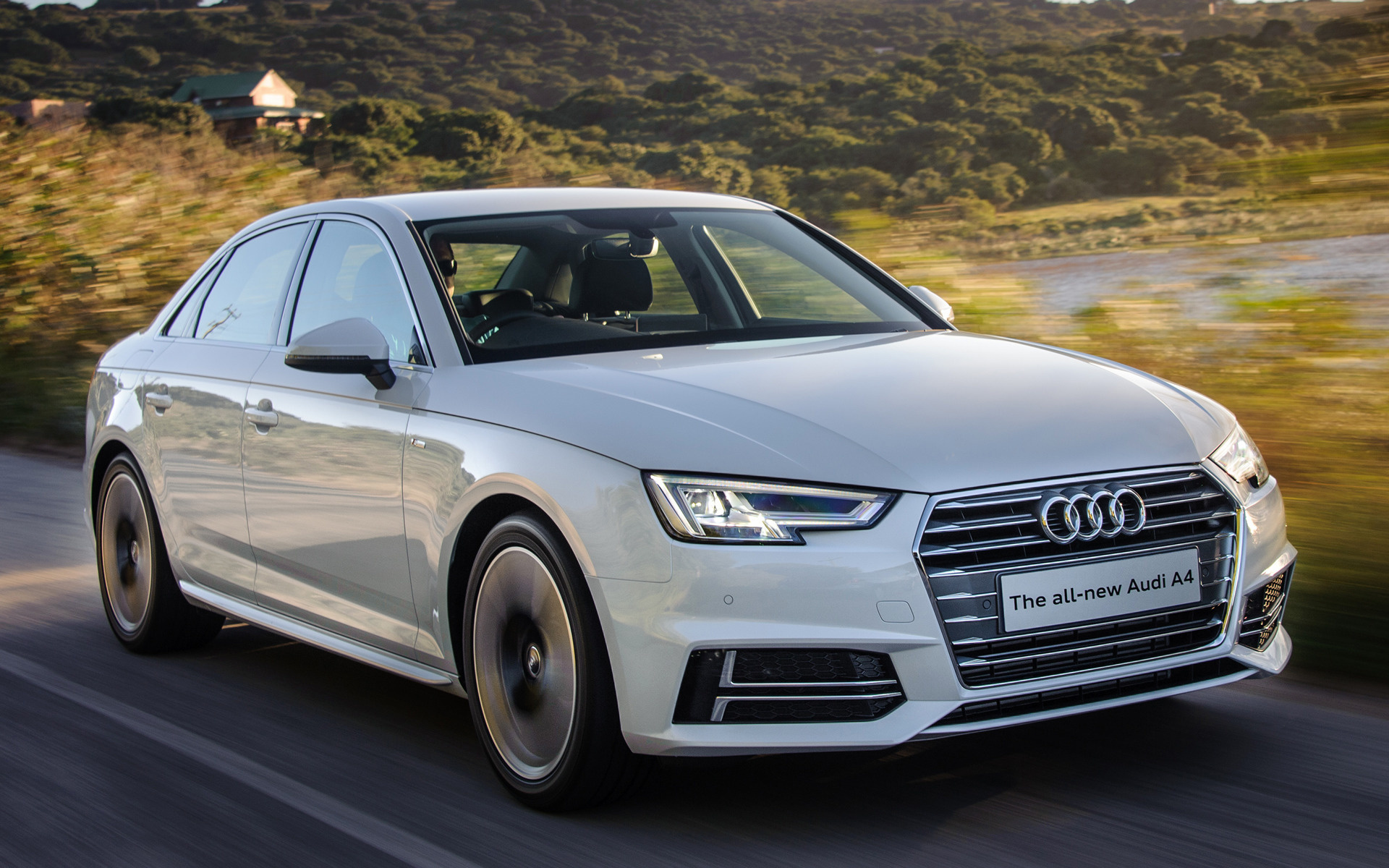 Audi A4, Sedan elegance, S Line model, High-performance, 1920x1200 HD Desktop