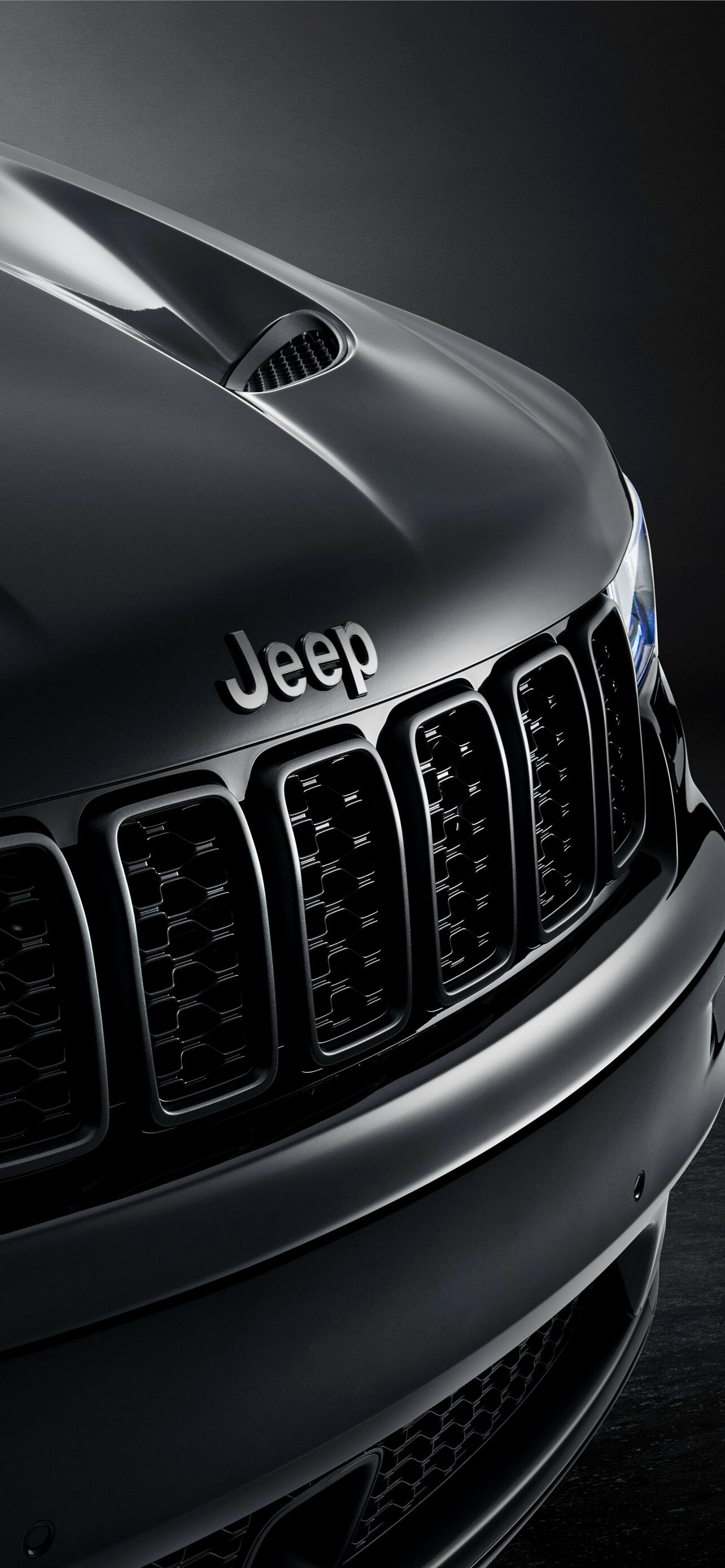 Logo, Jeep Grand Cherokee Wallpaper, 1290x2780 HD Phone