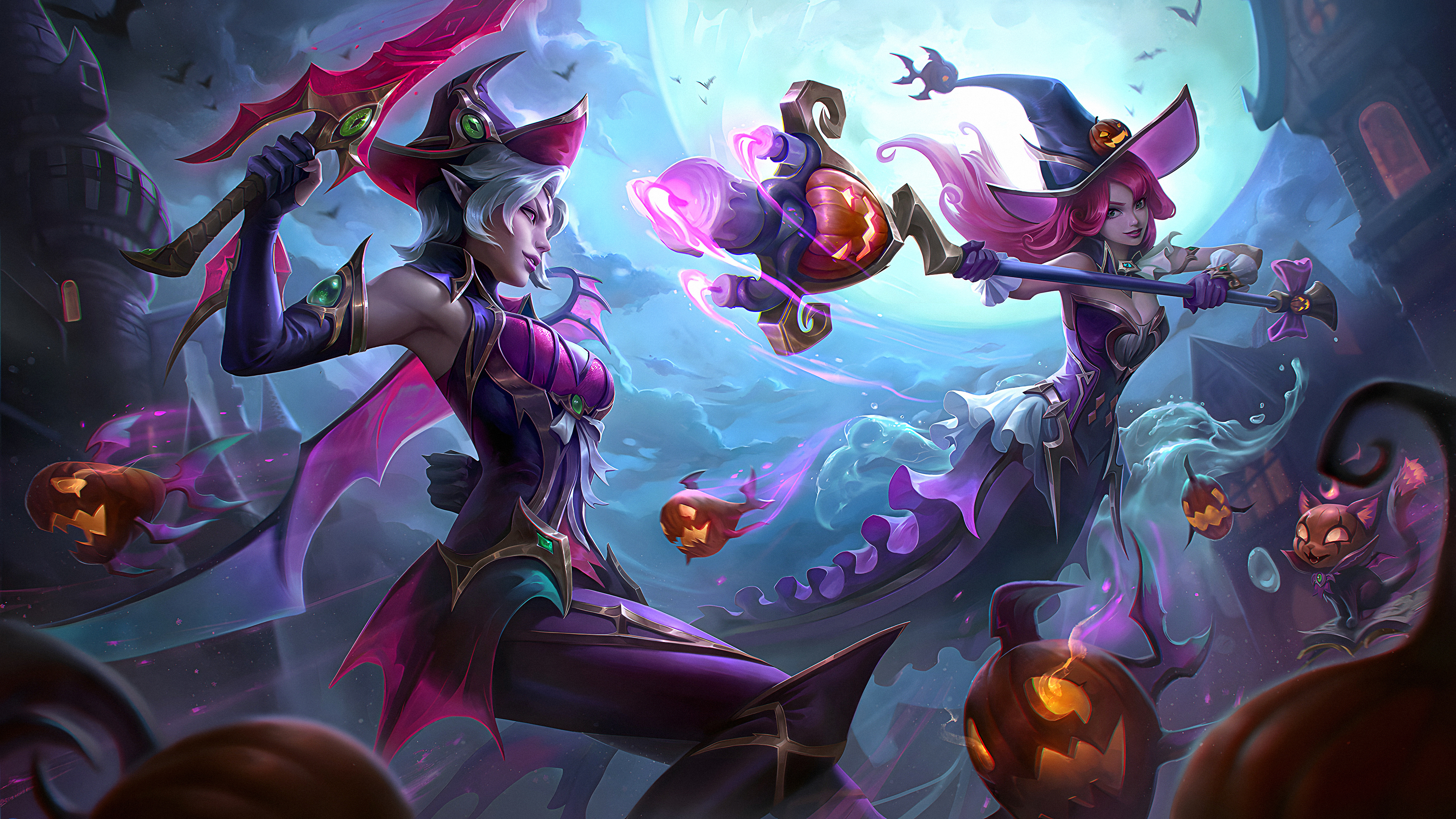 Nami, League of Legends, Bewitching, Riot Games, 3840x2160 4K Desktop