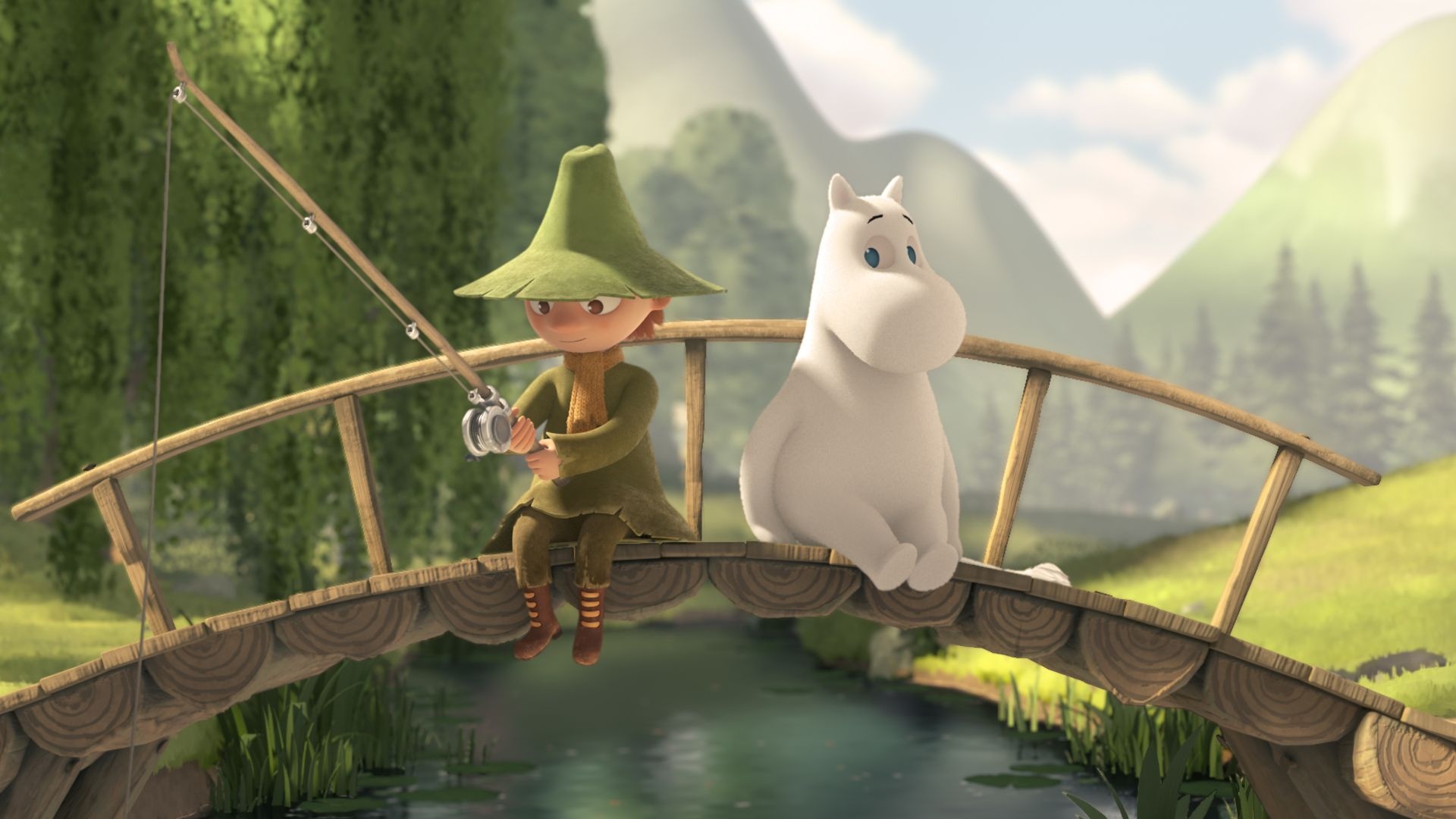 Moomin desktop wallpapers, Whimsical backgrounds, Quirky characters, Enchanting atmosphere, 1920x1080 Full HD Desktop