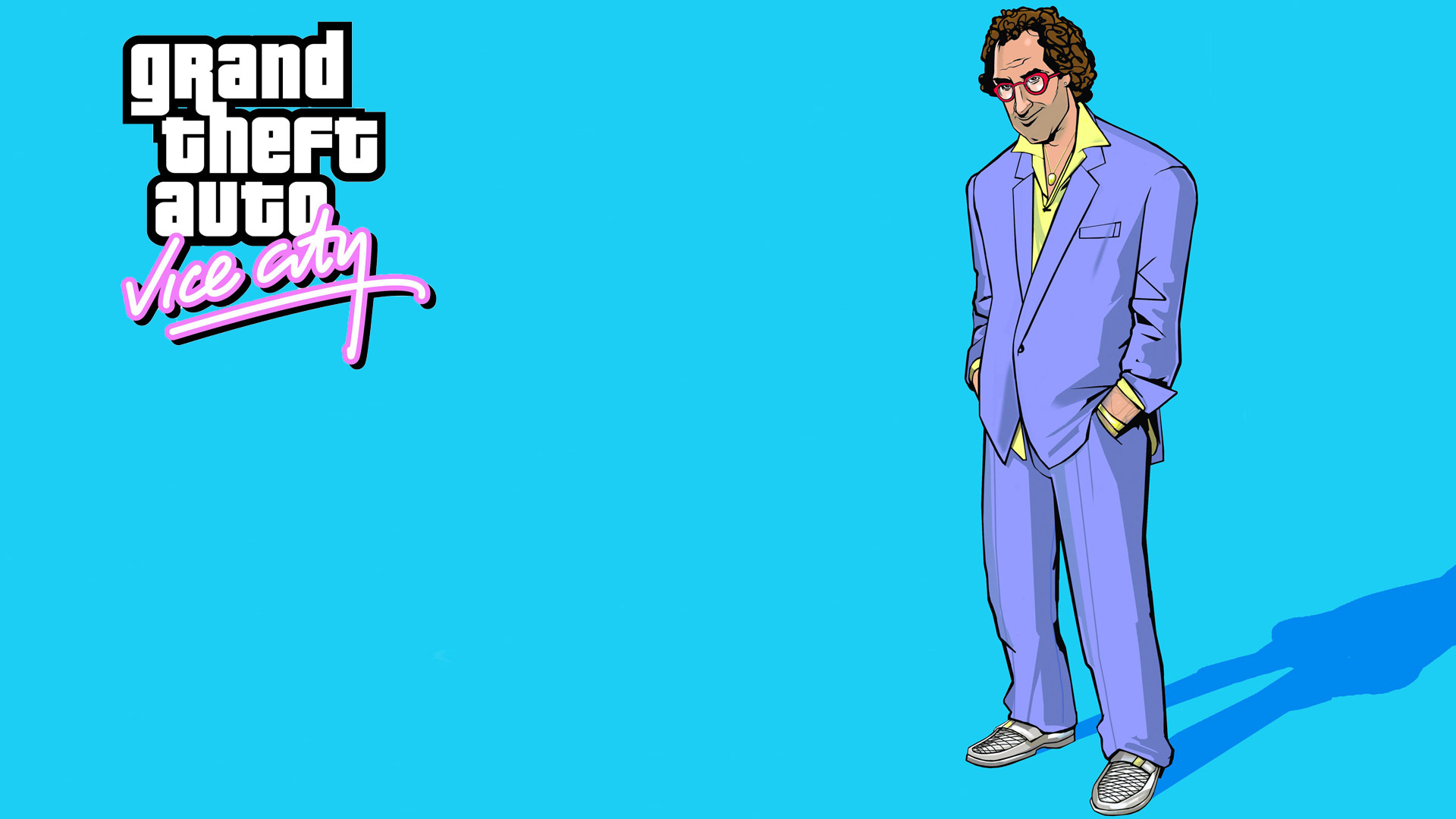 GTA Vice City, Urban chaos, Crime-filled streets, Retro gaming, 1920x1080 Full HD Desktop