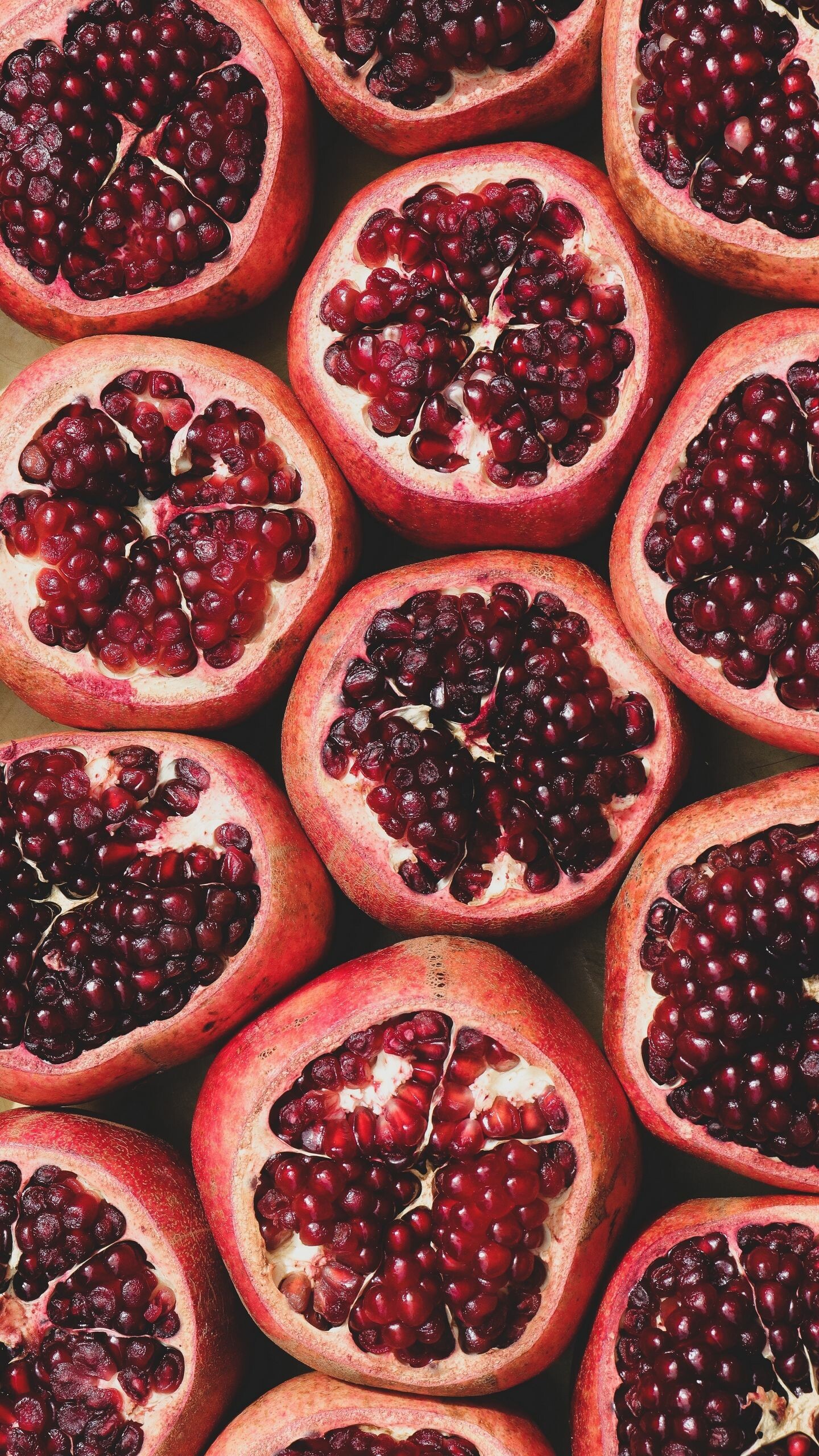 Pomegranate beauty, Delicious seeds, Exotic flavor, Antioxidant powerhouse, 1440x2560 HD Phone