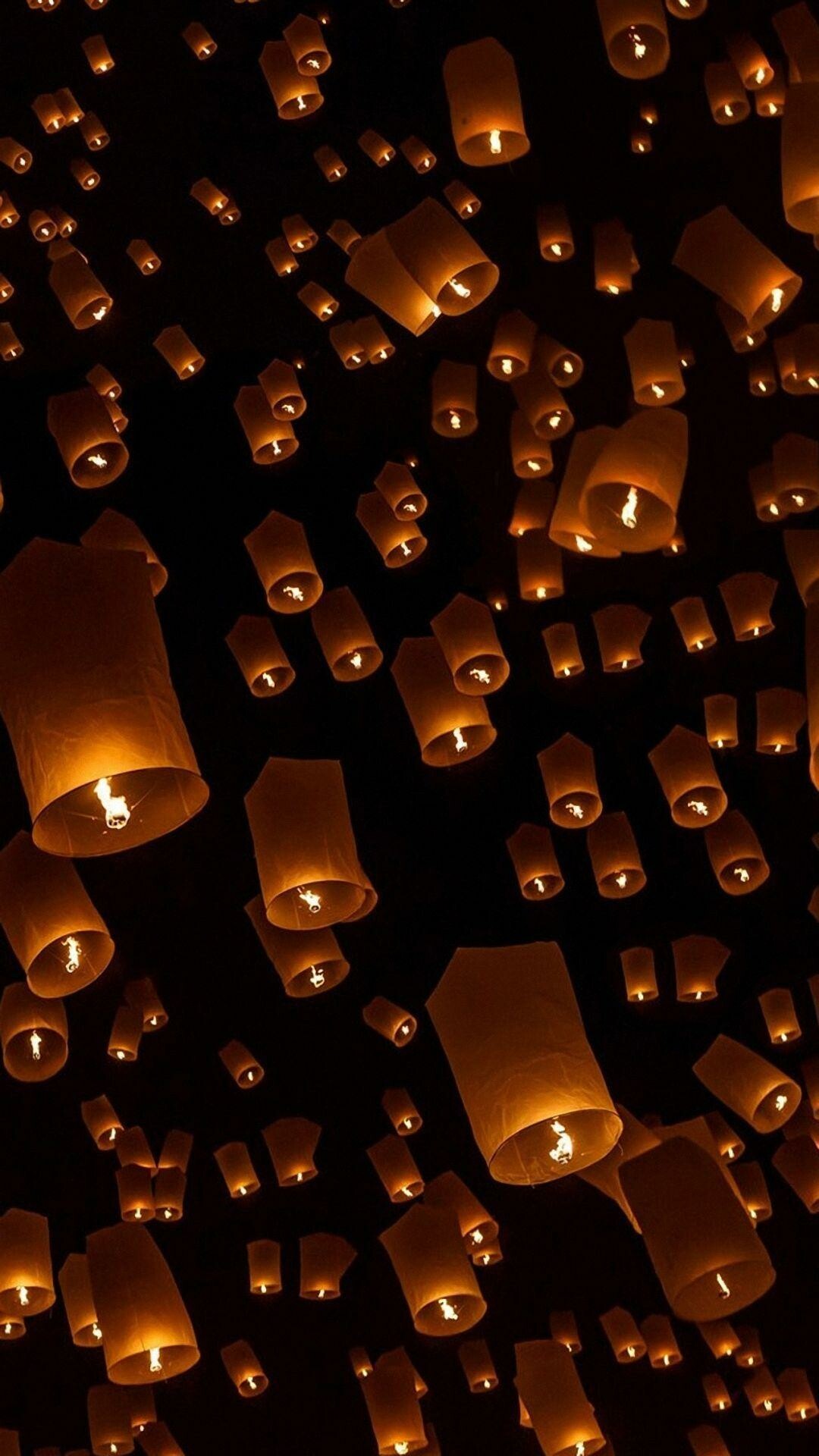 Lanterns, Festive decoration, Soft glow, Magical ambiance, 1080x1920 Full HD Phone