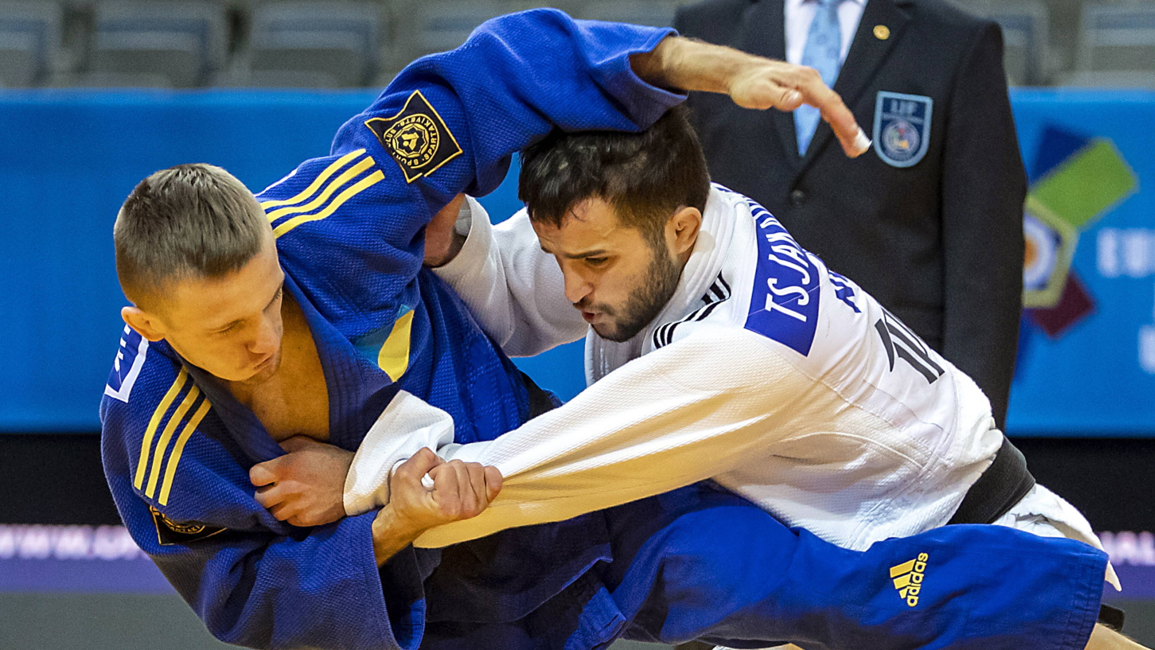 Judo athletes, Coronabesmetting, Georgi nos, 3840x2160 4K Desktop