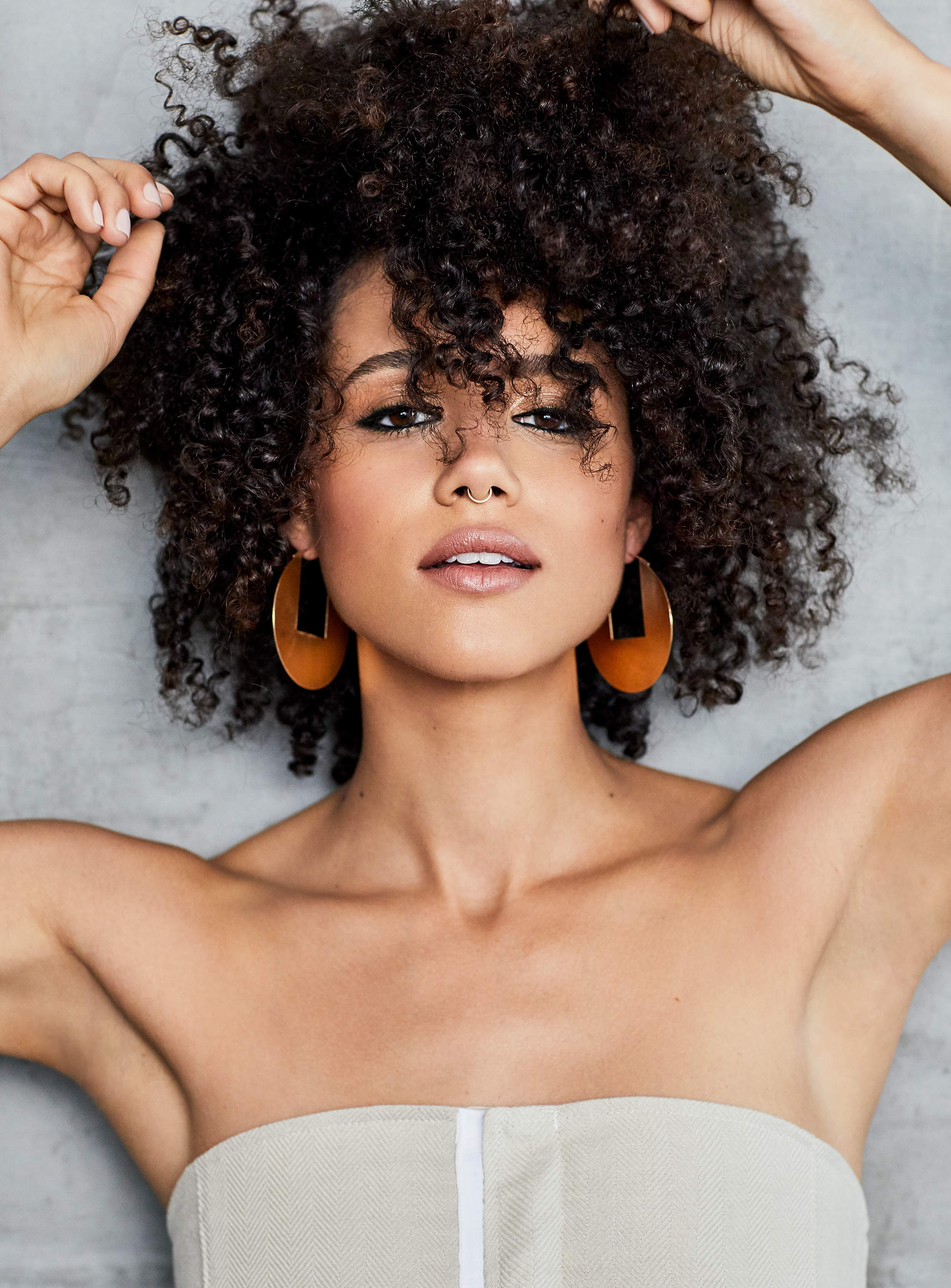 Nathalie Emmanuel, Byrdie Beauty, Dani Emma, Movies, 2000x2710 HD Phone