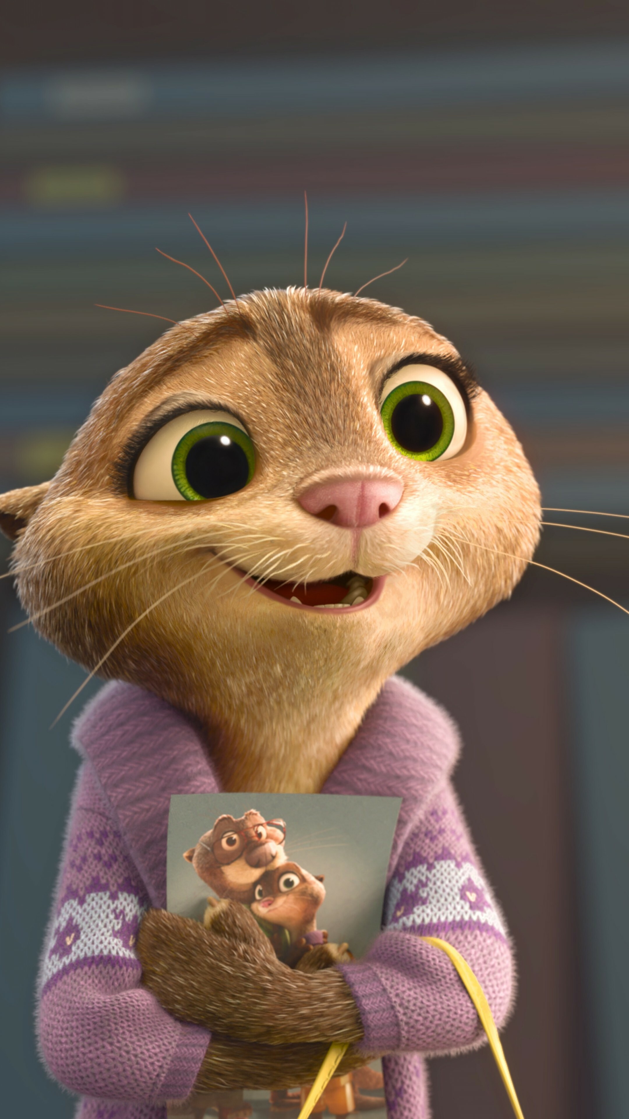 Mrs. Otterton, Zootopia Wallpaper, 2160x3840 4K Phone