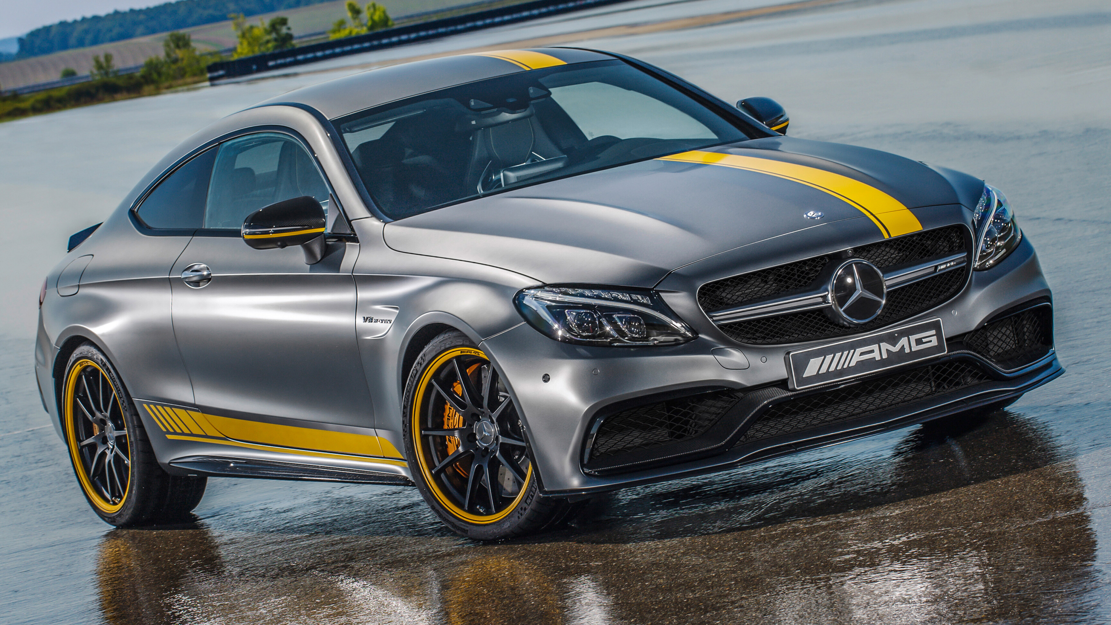 AMG C-class Coupe, Mercedes-Benz Wallpaper, 3840x2160 4K Desktop