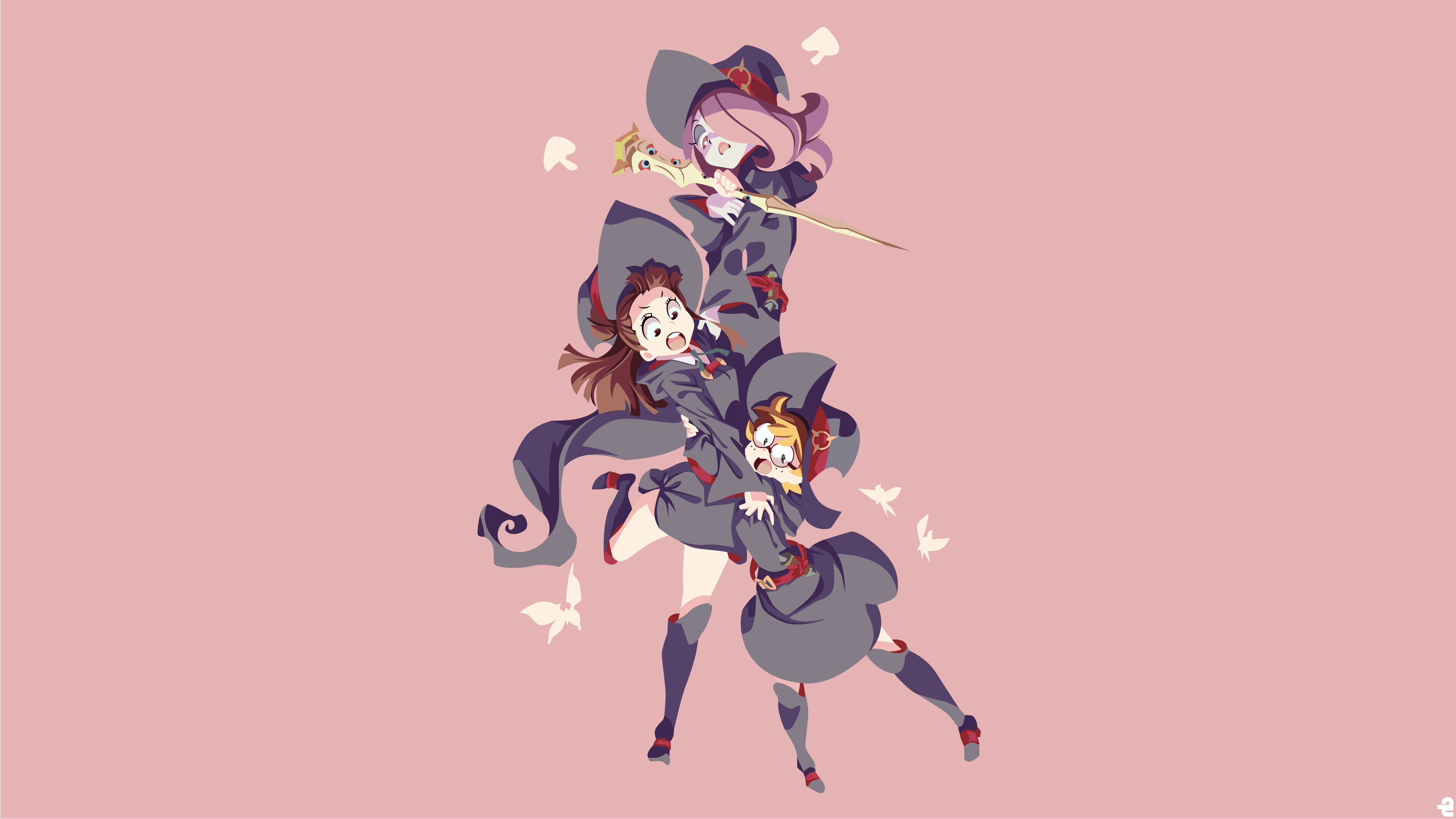 Little Witch Academia, Magical adventure, Witches in training, Enchanting world, 3840x2160 4K Desktop