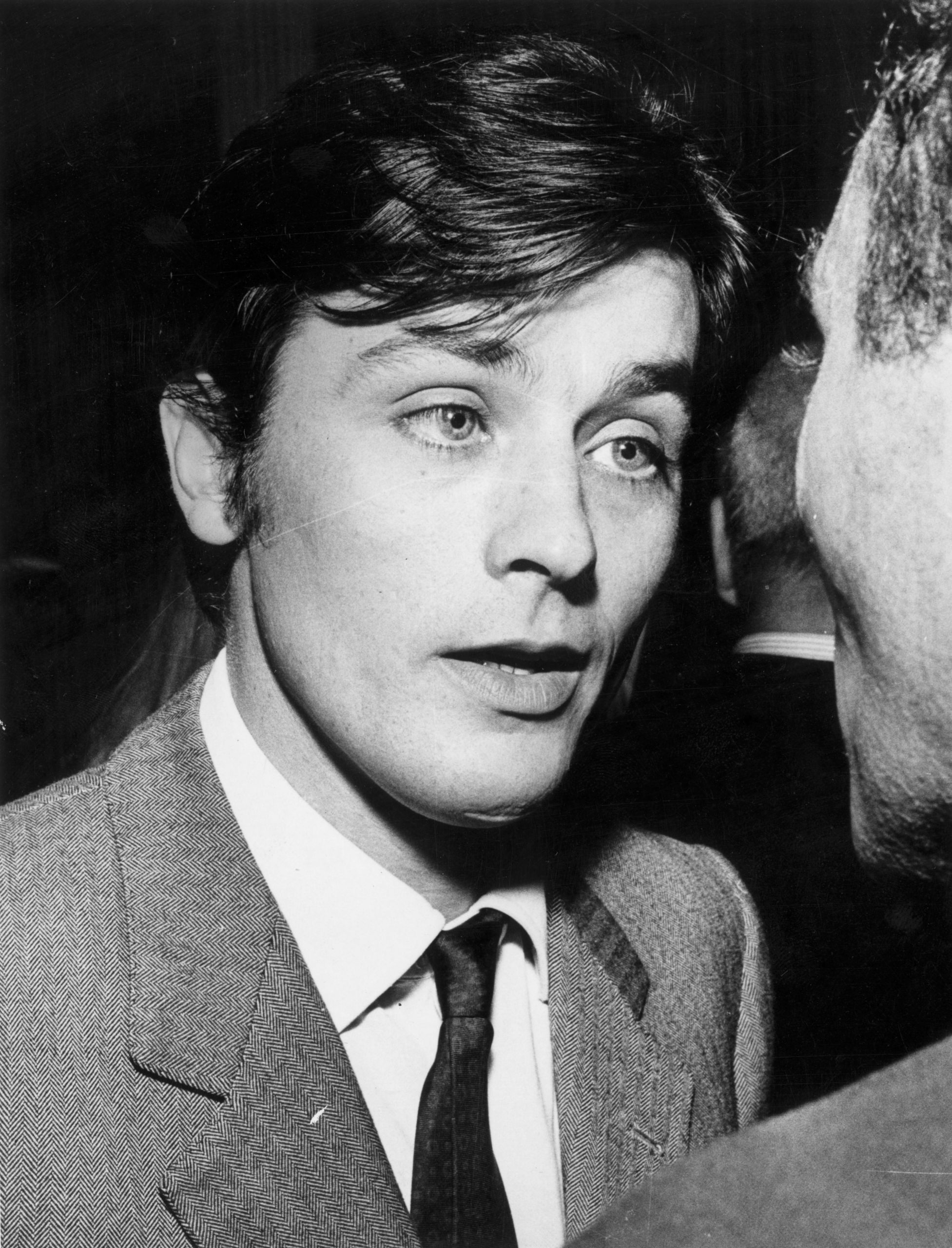 Alain Delon, Enigmatic presence, Captivating gaze, Fanpop photo, 1960x2560 HD Phone