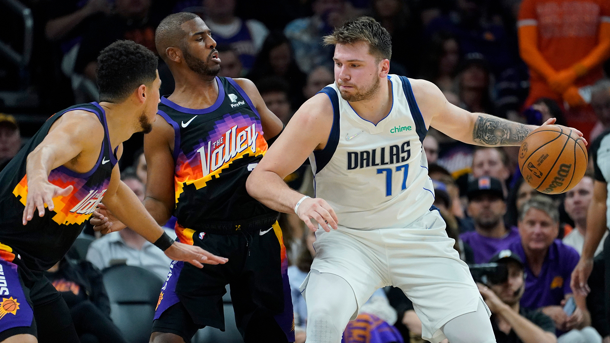 Luka Doncic, NBA Playoffs, Suns Win, Wire-to-Wire, 1980x1120 HD Desktop