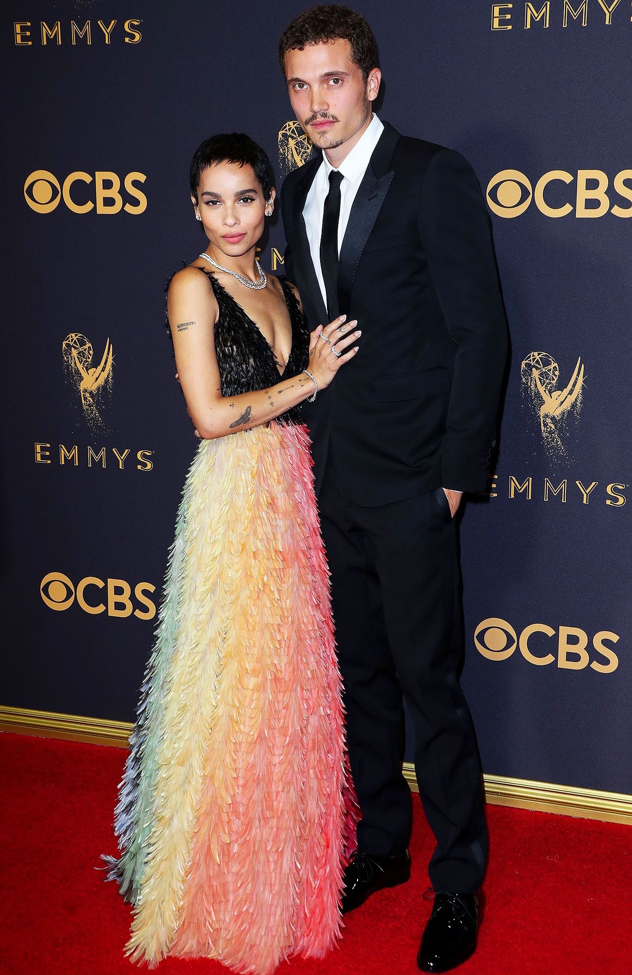 Karl Glusman movies, Zoe Kravitz engagement, Red carpet couple, Surprising news, 1300x2000 HD Phone