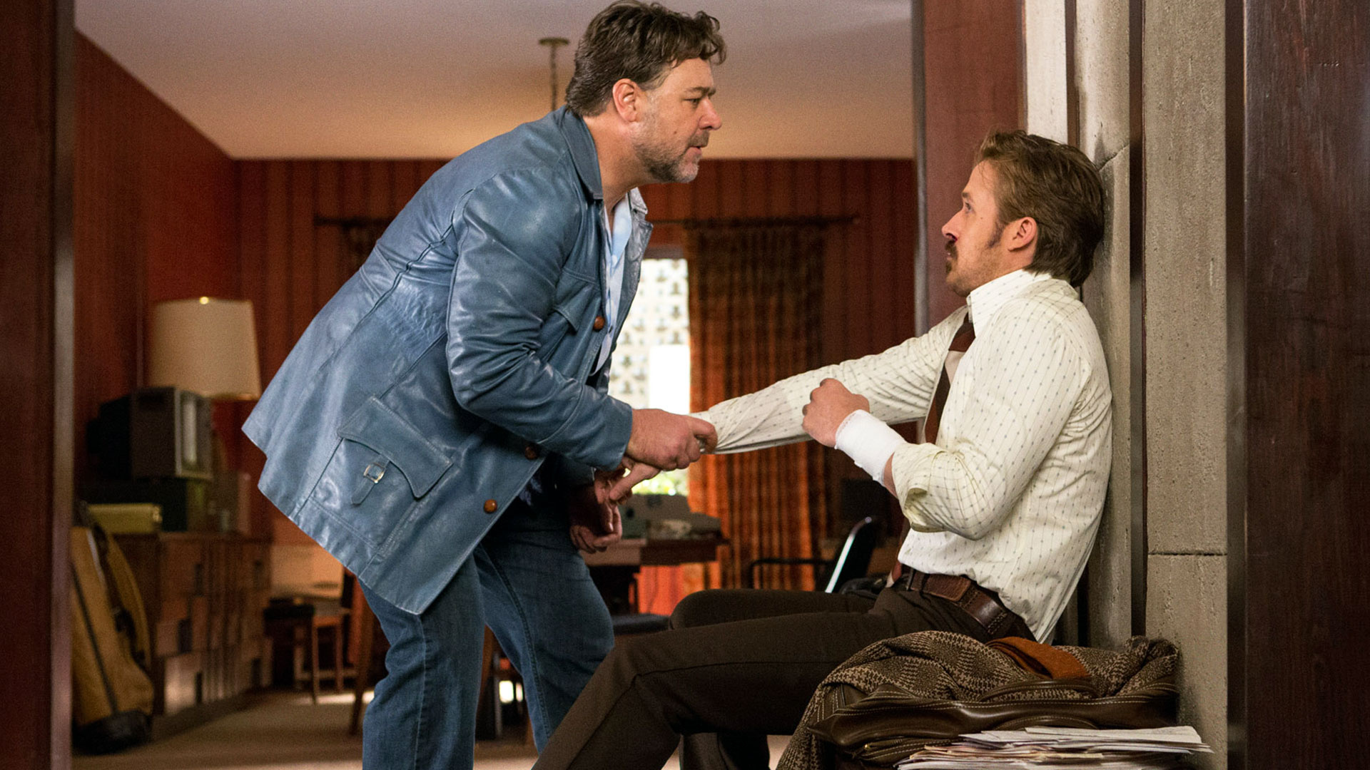 The Nice Guys, Hilariously hyper-violent, Detective comedy gold, Unforgettable laughs, 1920x1080 Full HD Desktop