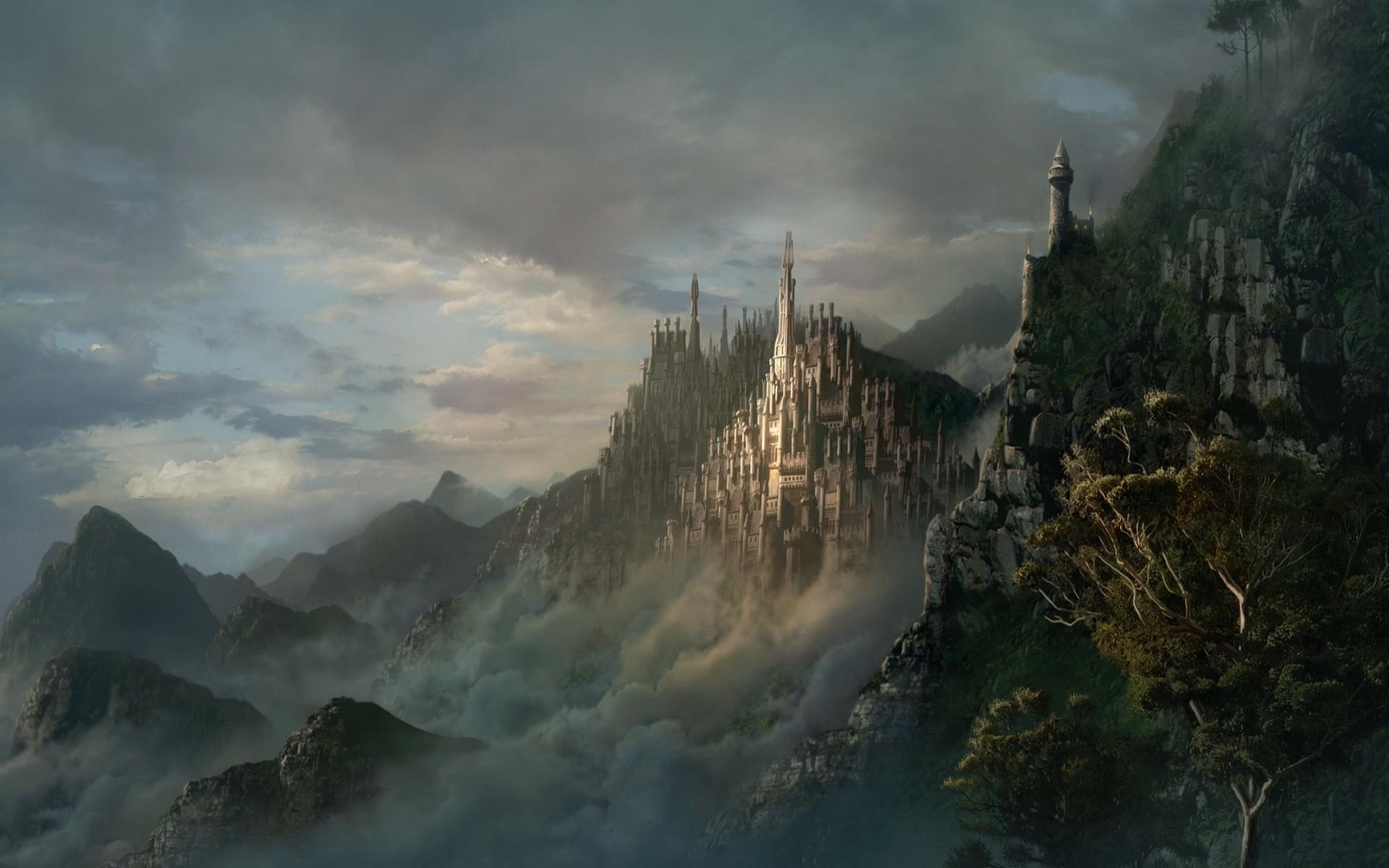 Wide fantasy castle wallpaper, Multiple devices, 1920x1200 HD Desktop