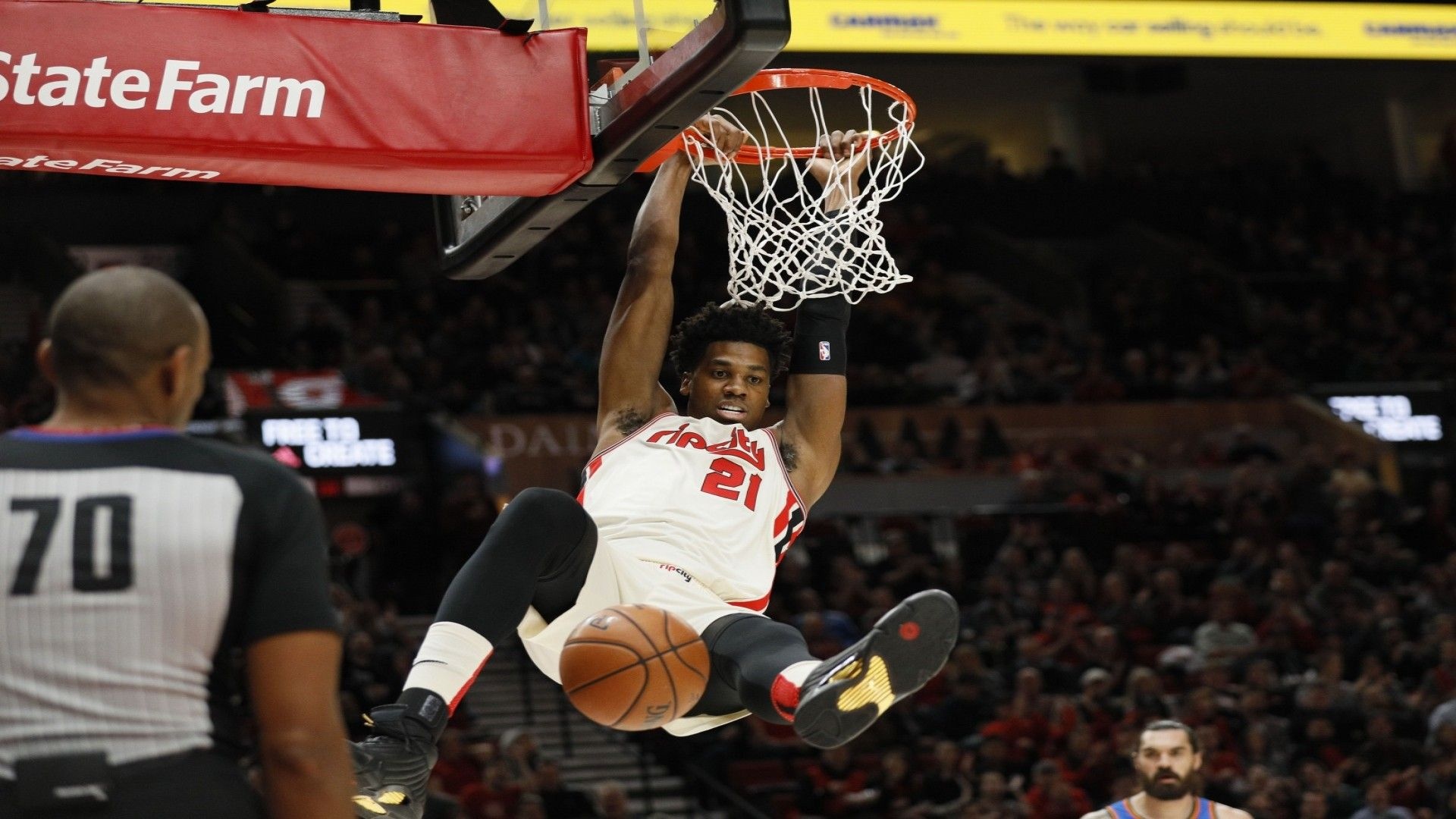 Hassan Whiteside, Sports player, Working strategy, NBA news, 1920x1080 Full HD Desktop