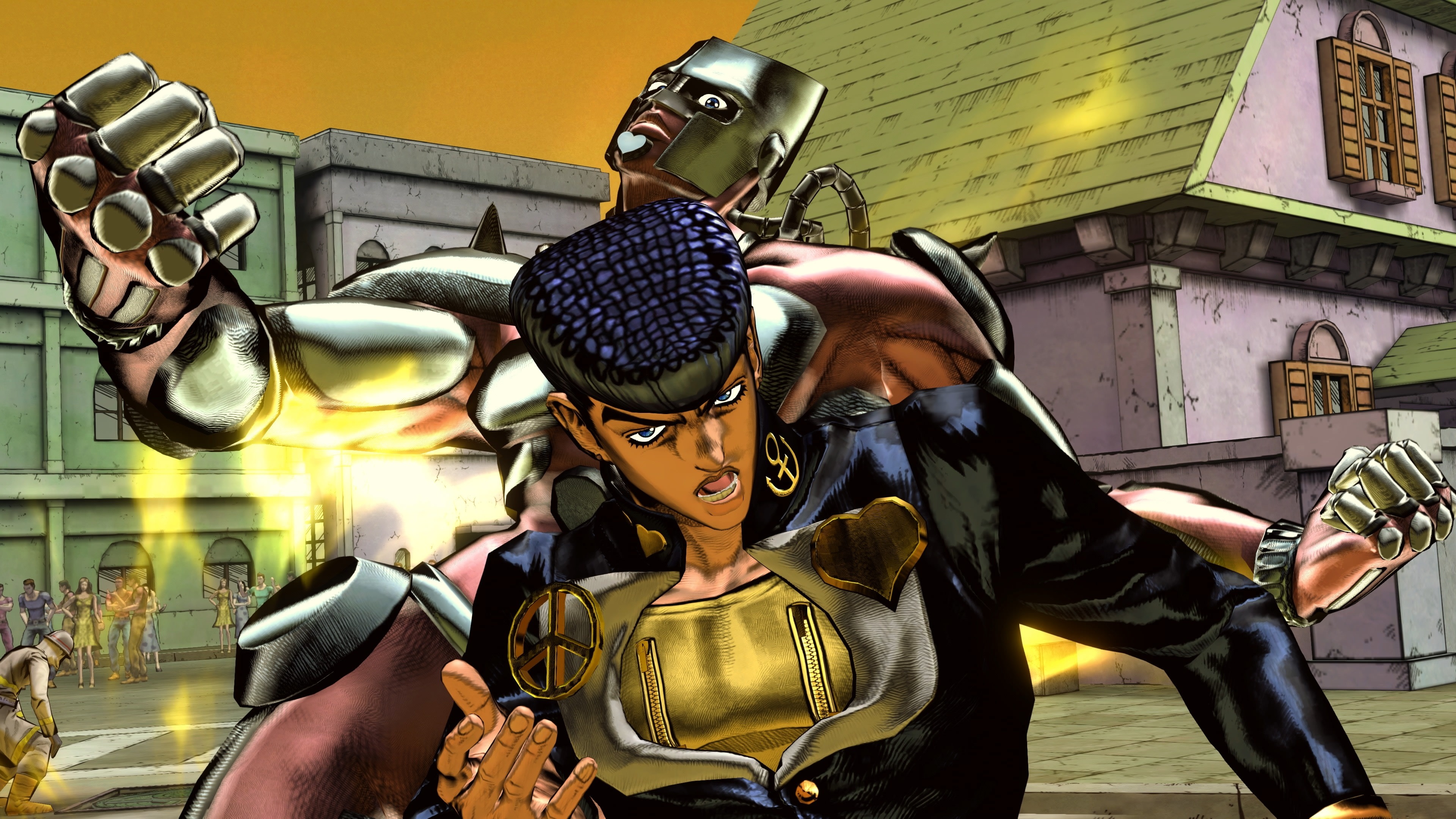Josuke Higashikata, Crazy Diamond, Morioh Town, 4K Desktop wallpaper