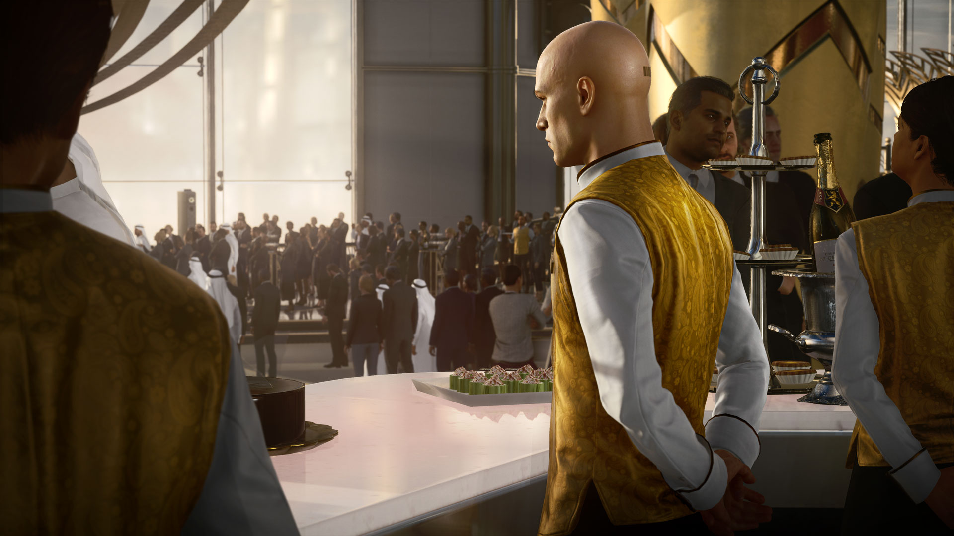 Agent 47, Burj Al-Ghazali, HITMAN 3, Full HD Desktop wallpaper