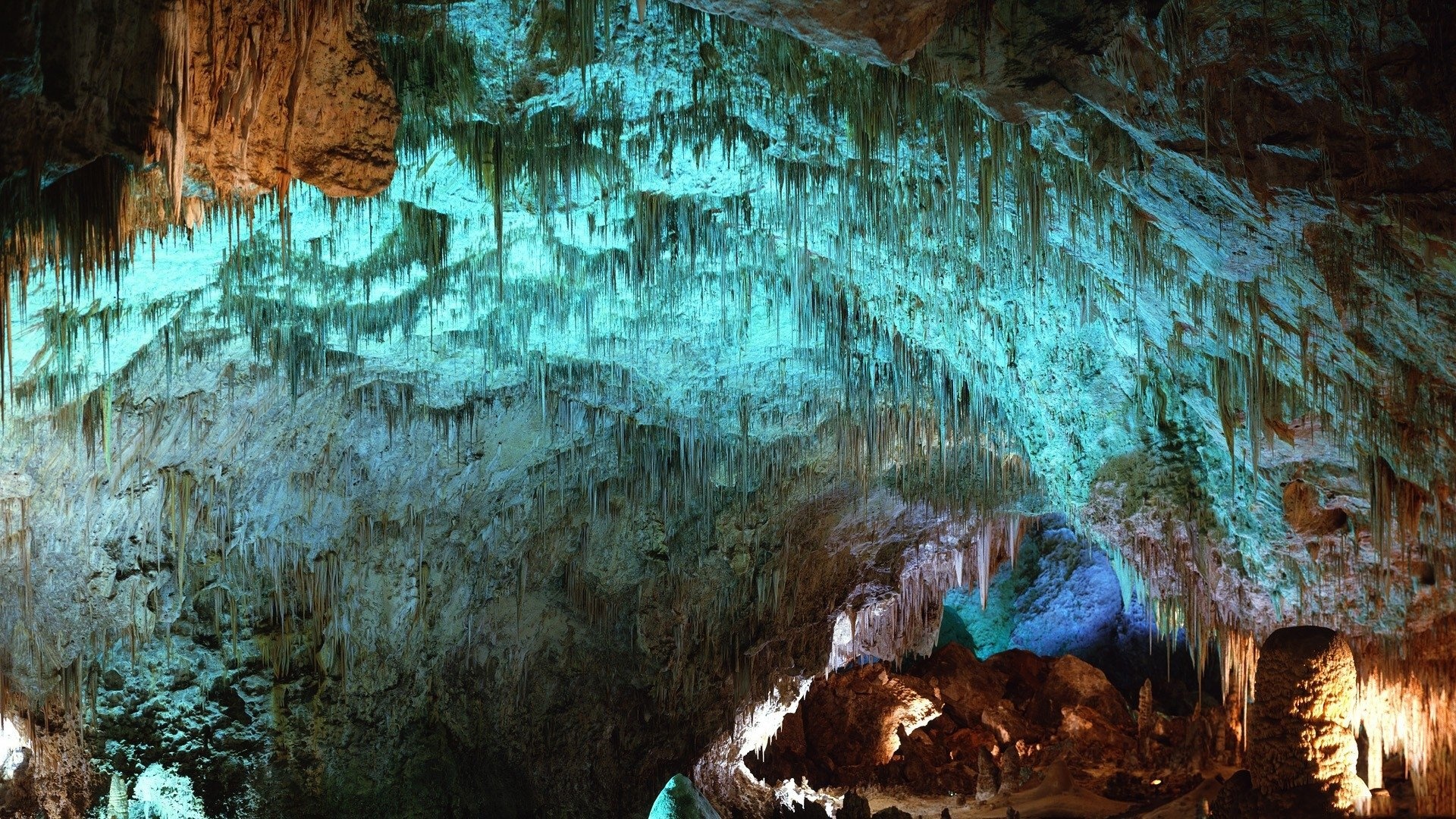 Carlsbad Caverns, National Park, Free download wallpapers, Desktop mobile tablet, 1920x1080 Full HD Desktop