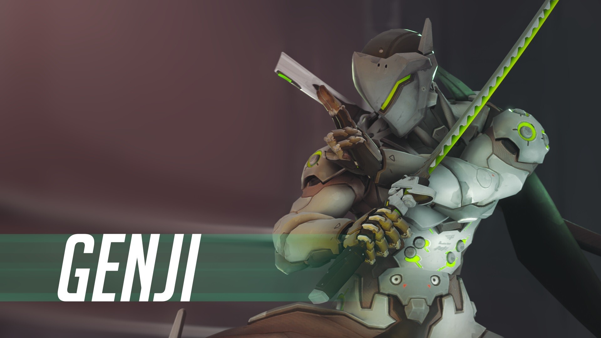 Genji Shimada, Stunning HD wallpapers, Epic backgrounds, Overwatch hero, 1920x1080 Full HD Desktop