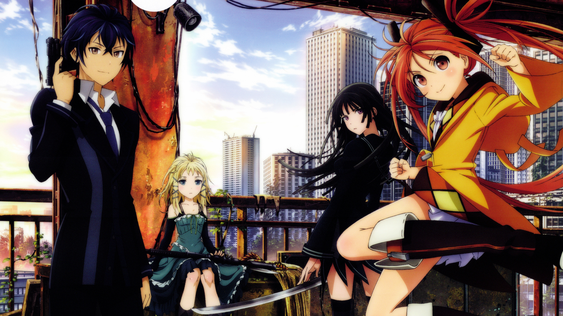 Black Bullet, HD wallpapers, Hintergrnde, 60, 1920x1080 Full HD Desktop