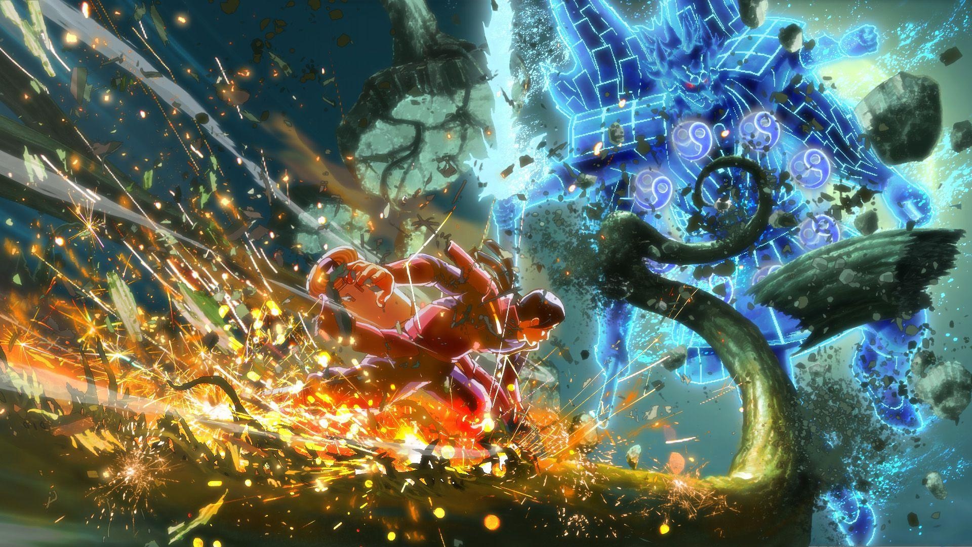 Hashirama Senju, Madara Uchiha Perfect Susanoo, Naruto Shippuden: Ultimate Ninja Storm 4, Wood Release branch, Full HD Desktop wallpaper