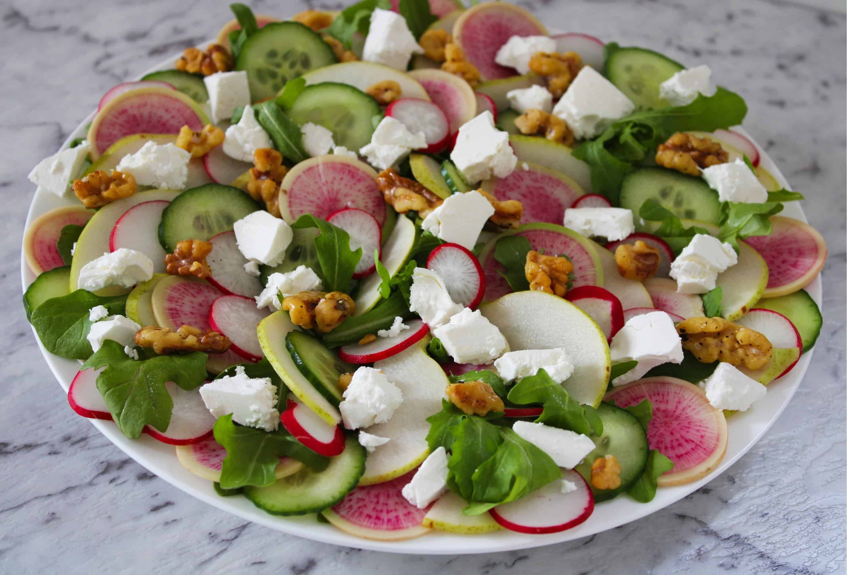 Radish feta cucumber salad, It's not complicated recipes, Food, 2950x2000 HD Desktop