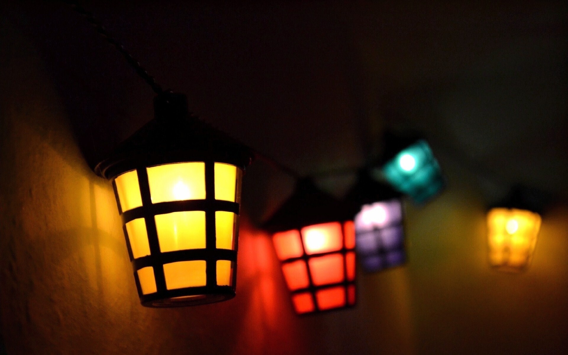 Colorful mood lantern, Whimsical charm, Vibrant colors, Lively ambiance, 1920x1200 HD Desktop