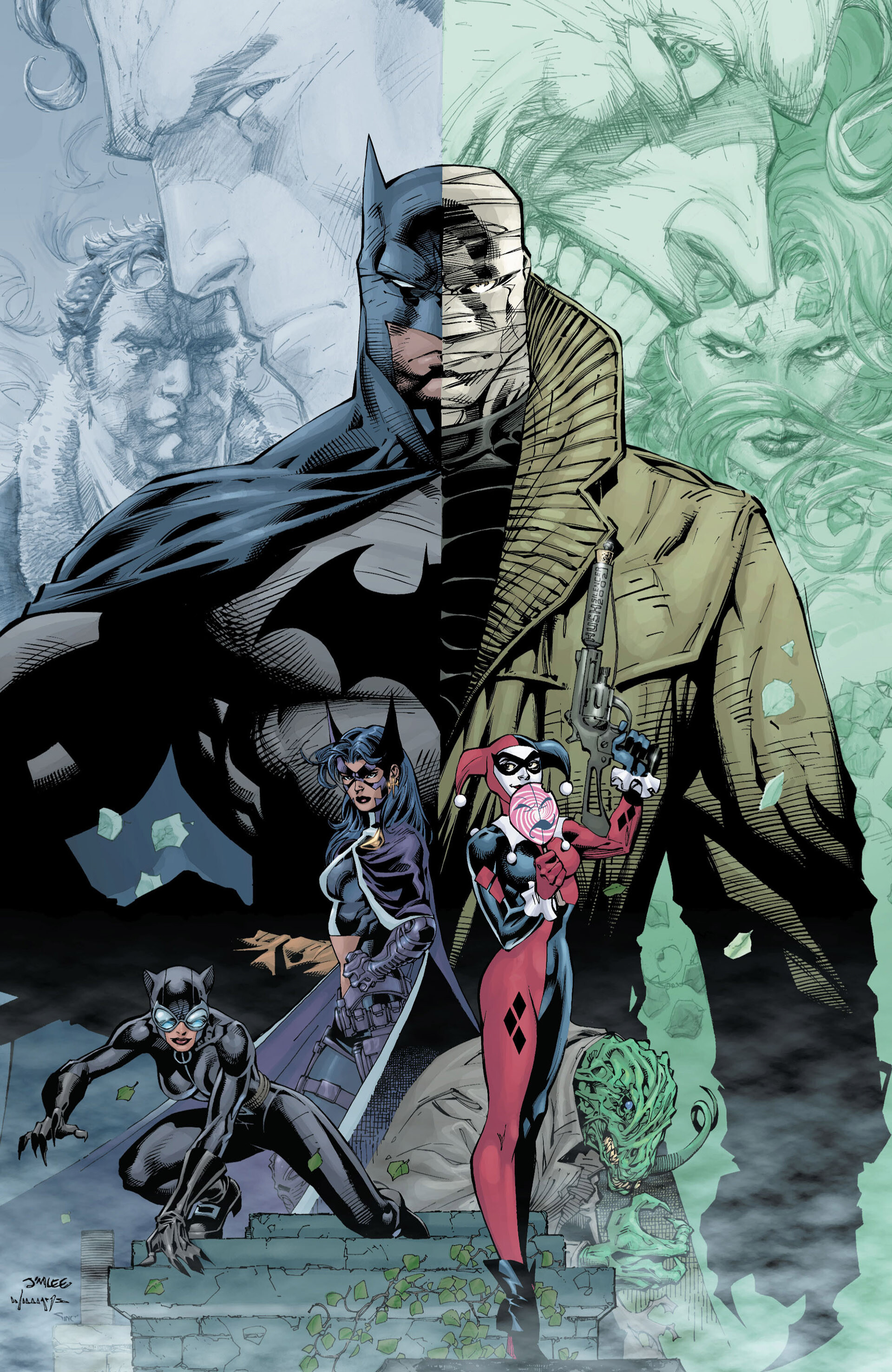 Batman by Jim Lee Comics, Batman Hush wallpapers, Iconic comic storyline, Knightfall trilogy, 1920x2960 HD Phone