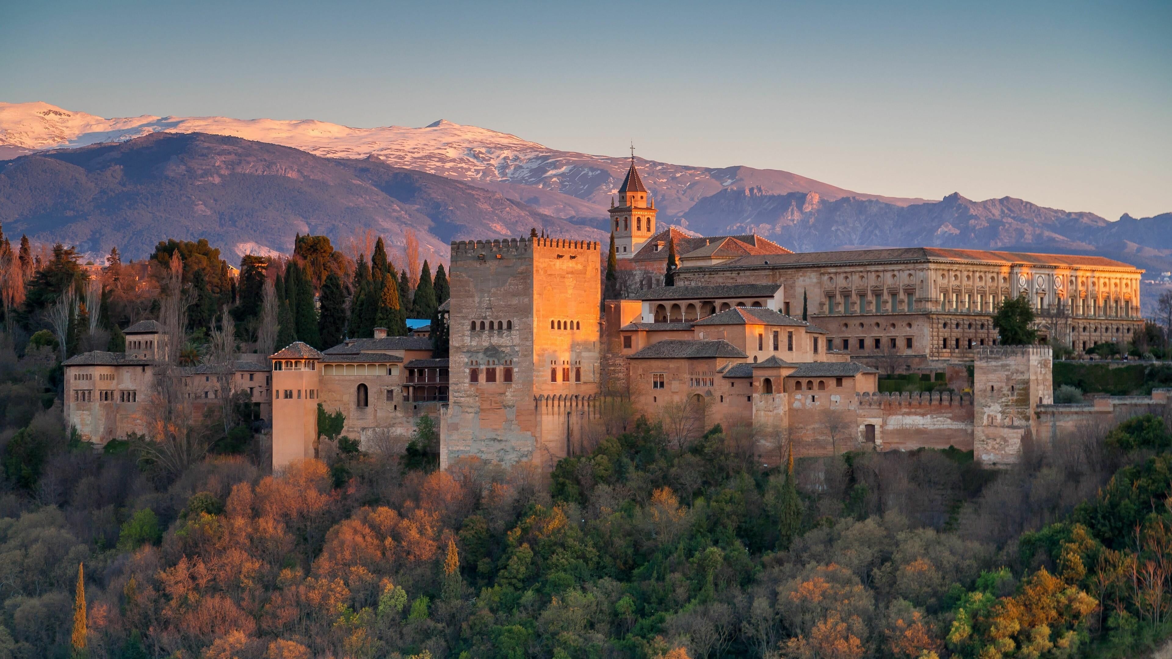 Granada mountain village, European landmark, Mountainous wonder, Historic beauty, 3840x2160 4K Desktop